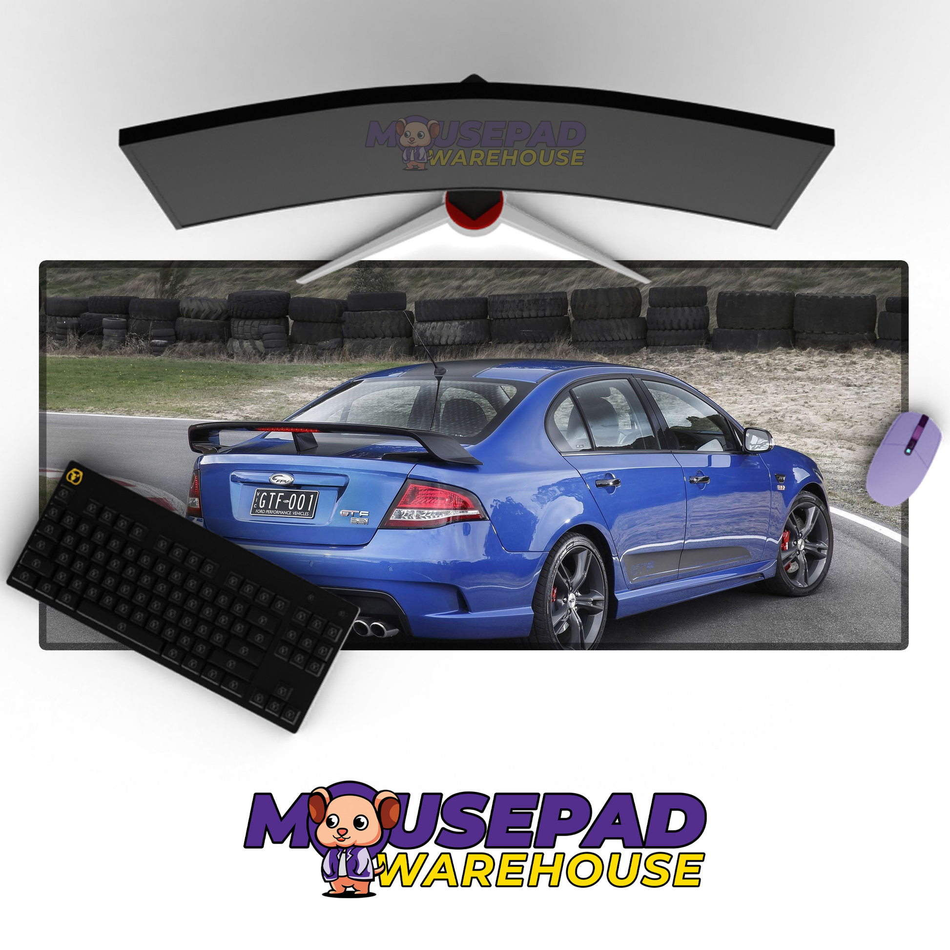 Ford Falcon XR6 V14 Mousepad Mockup
