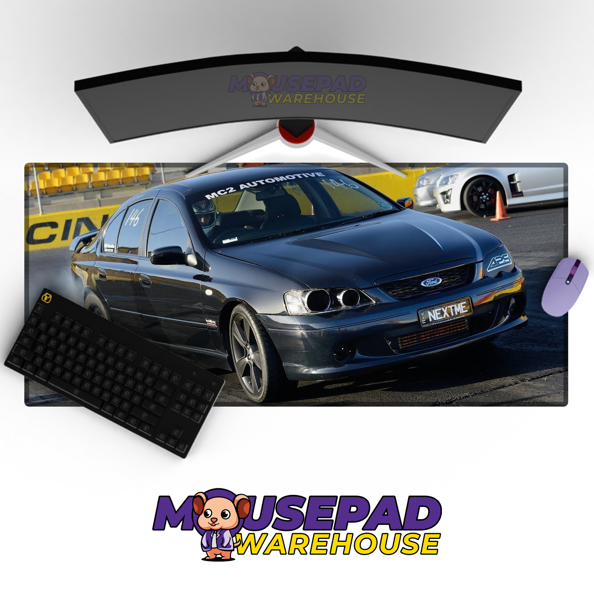 Ford Falcon XR6 V15 Mousepad Mockup