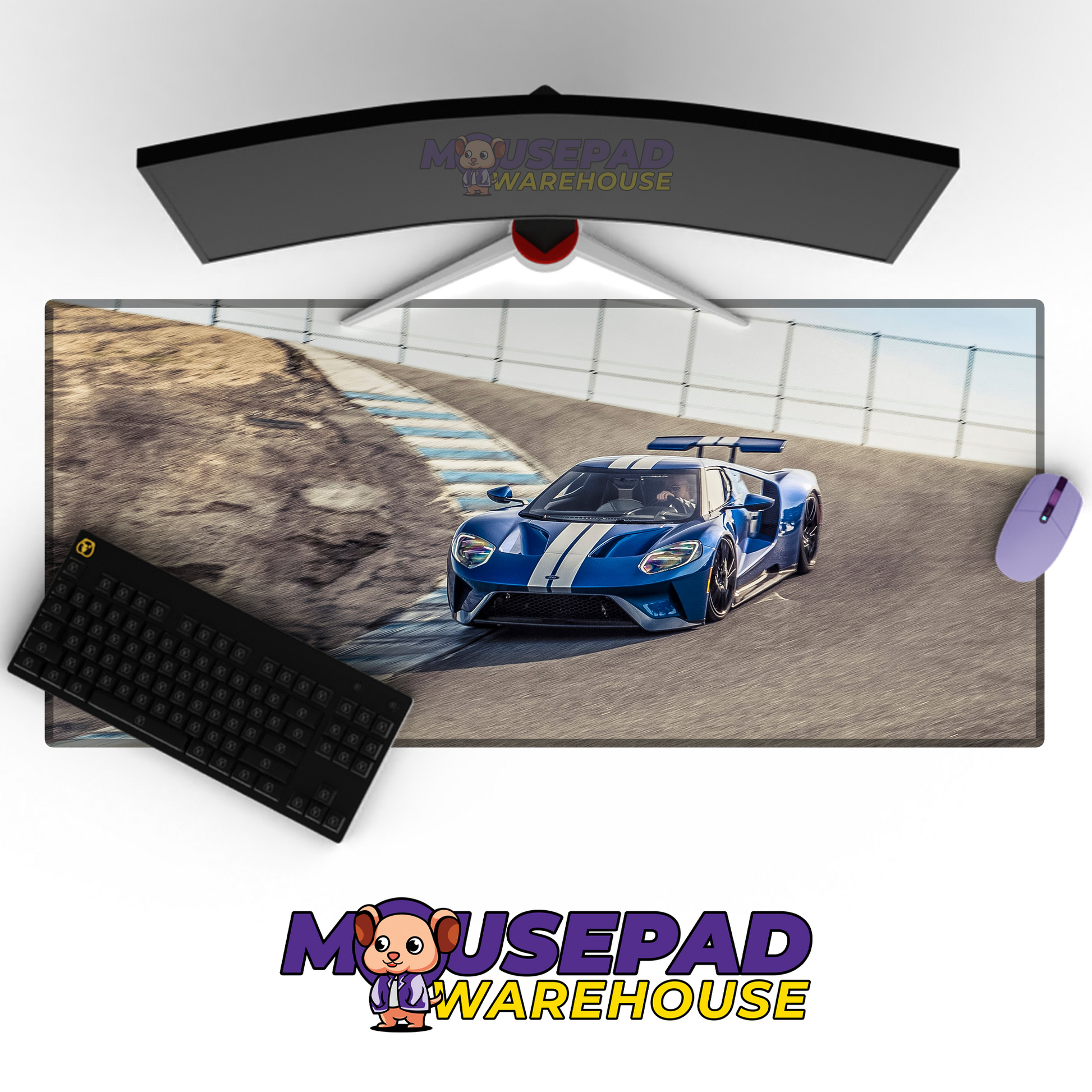 Ford GT V11 Mousepad Mockup