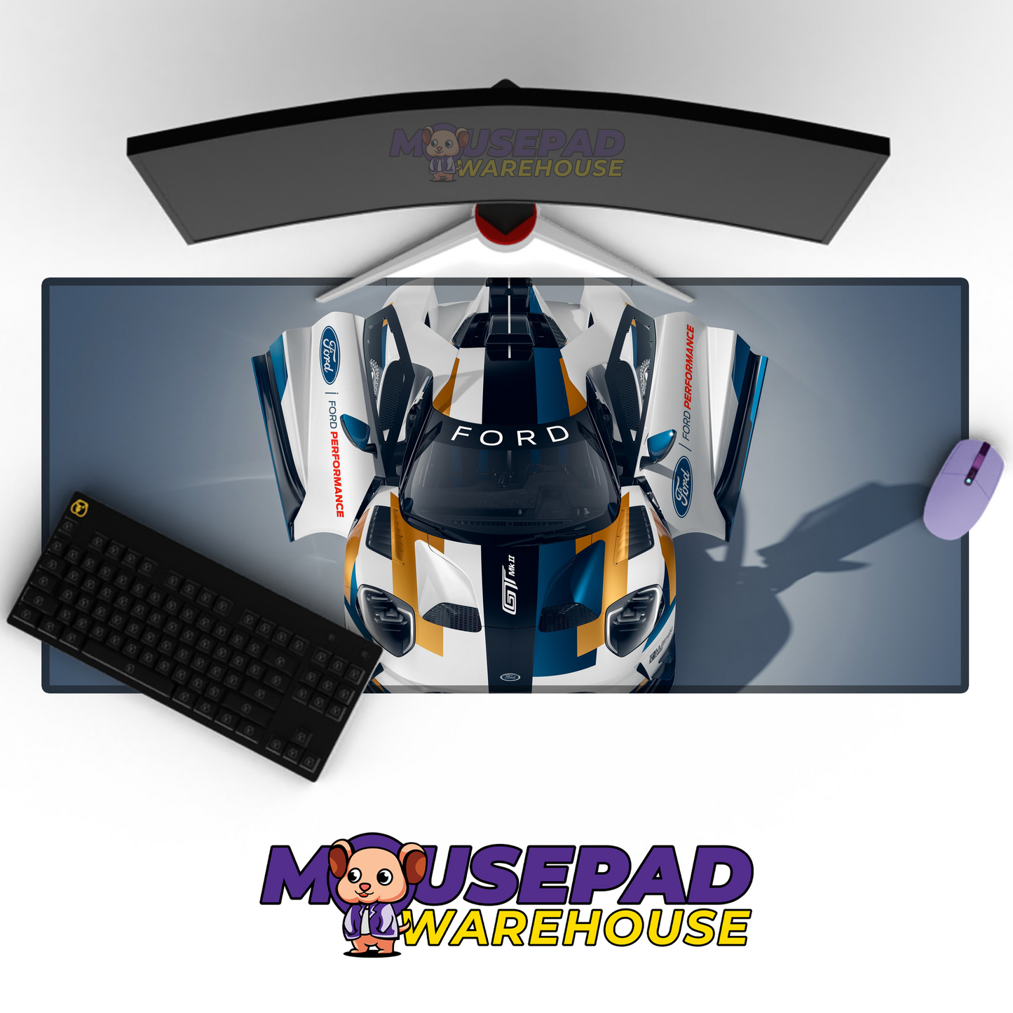 Ford GT V12 Mousepad Mockup
