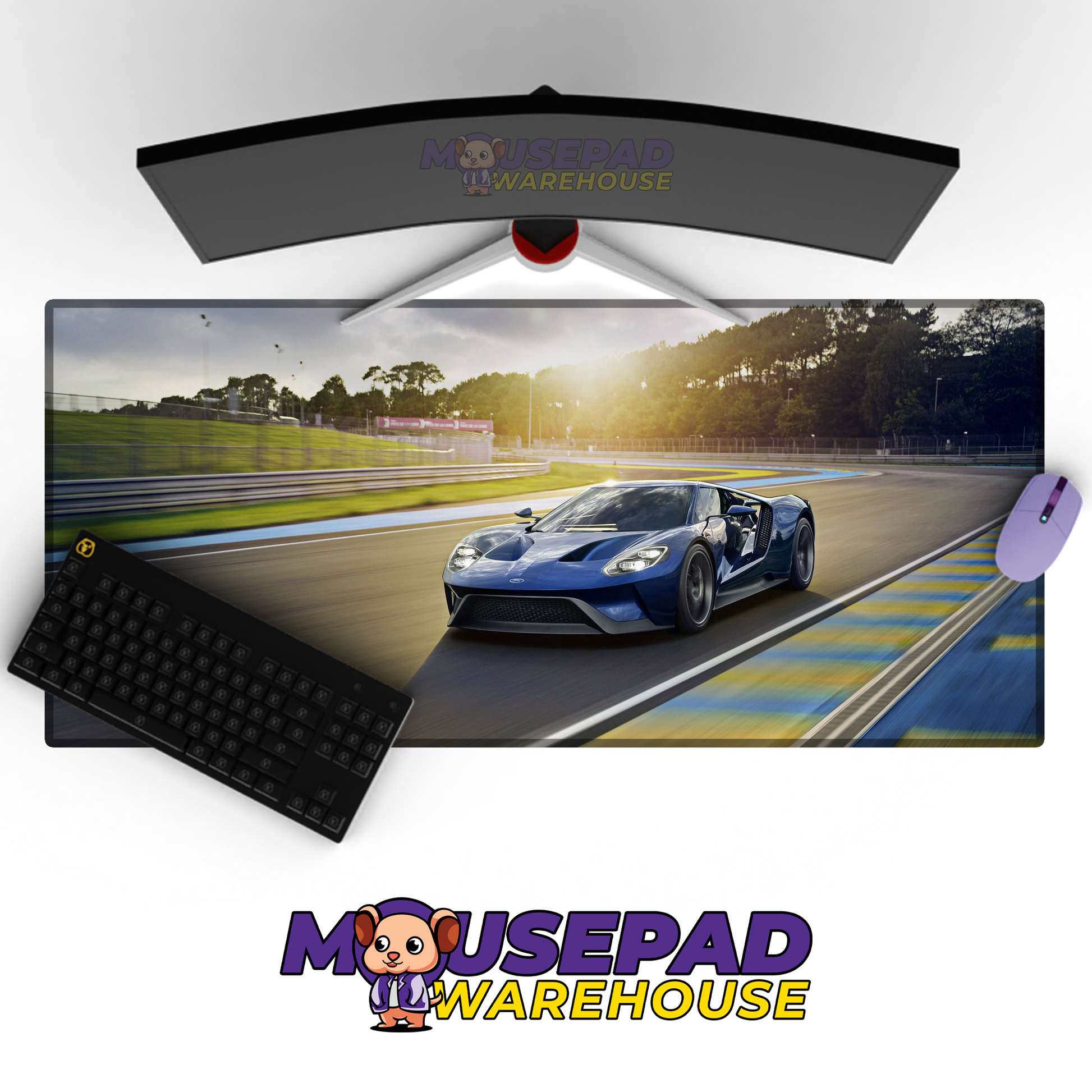Ford GT V16 Mousepad Mockup