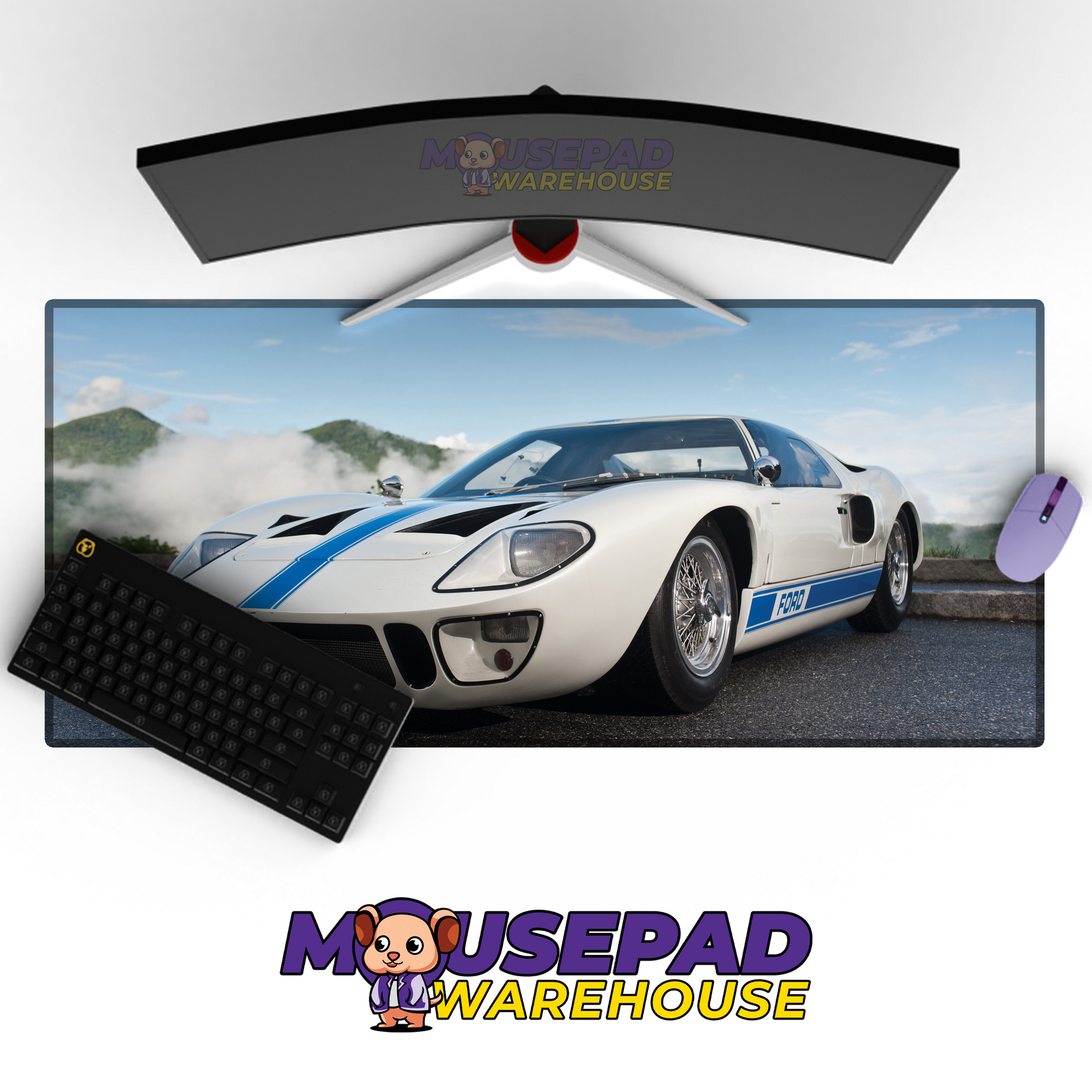 Ford GT V17 Mousepad Mockup
