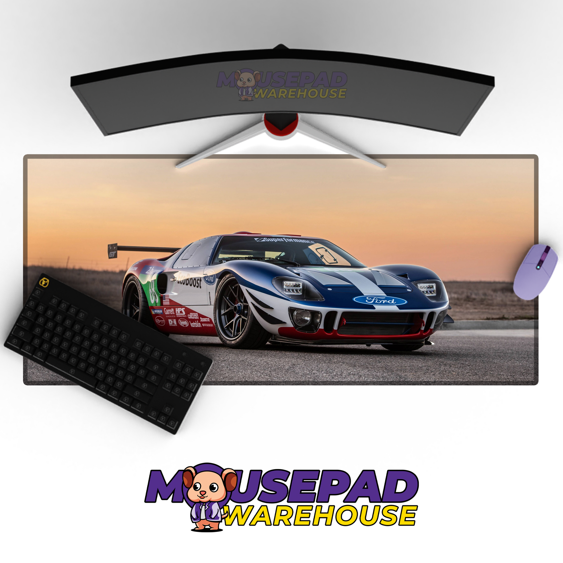 Ford GT V18 Mousepad Mockup