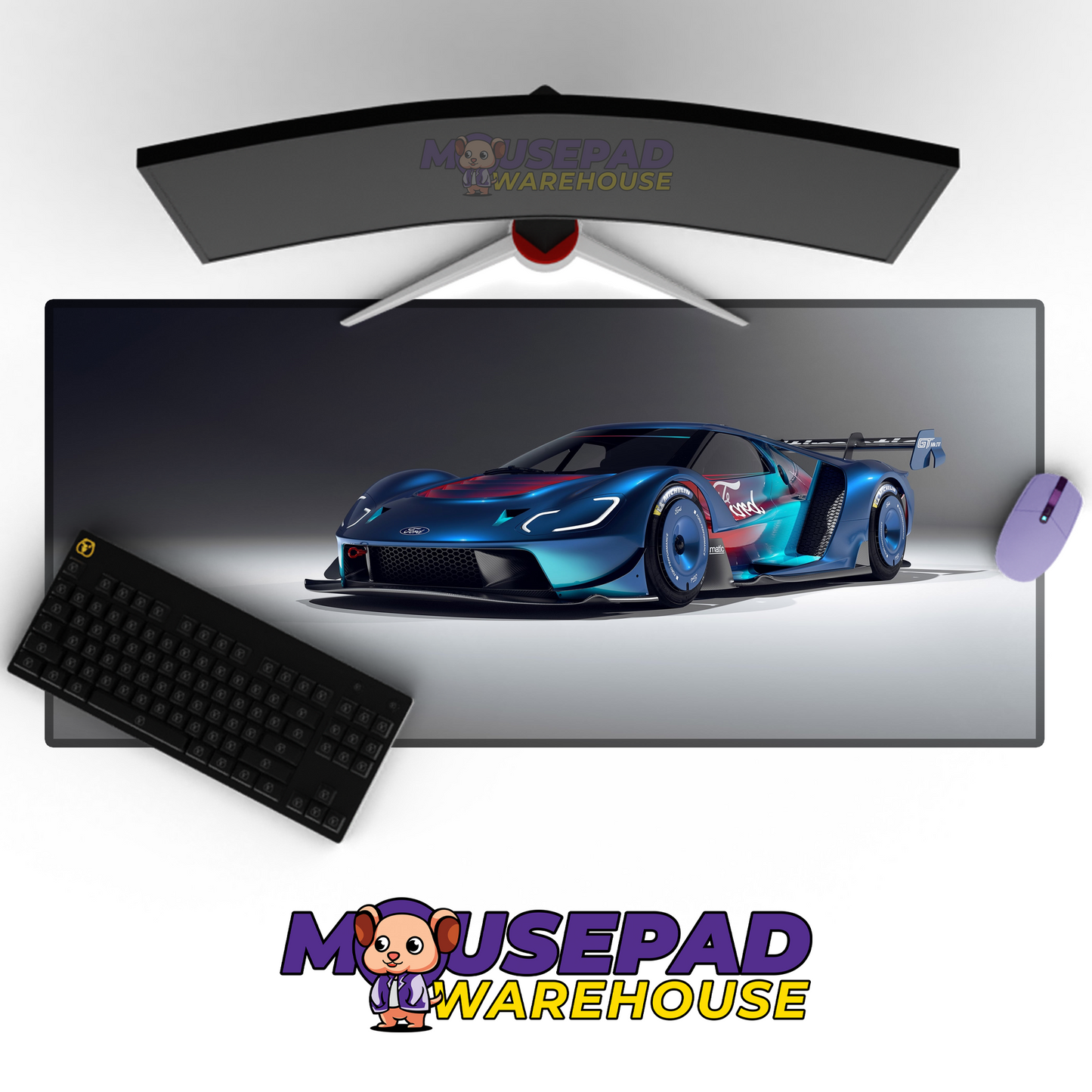 Ford GT V19 Mousepad Mockup