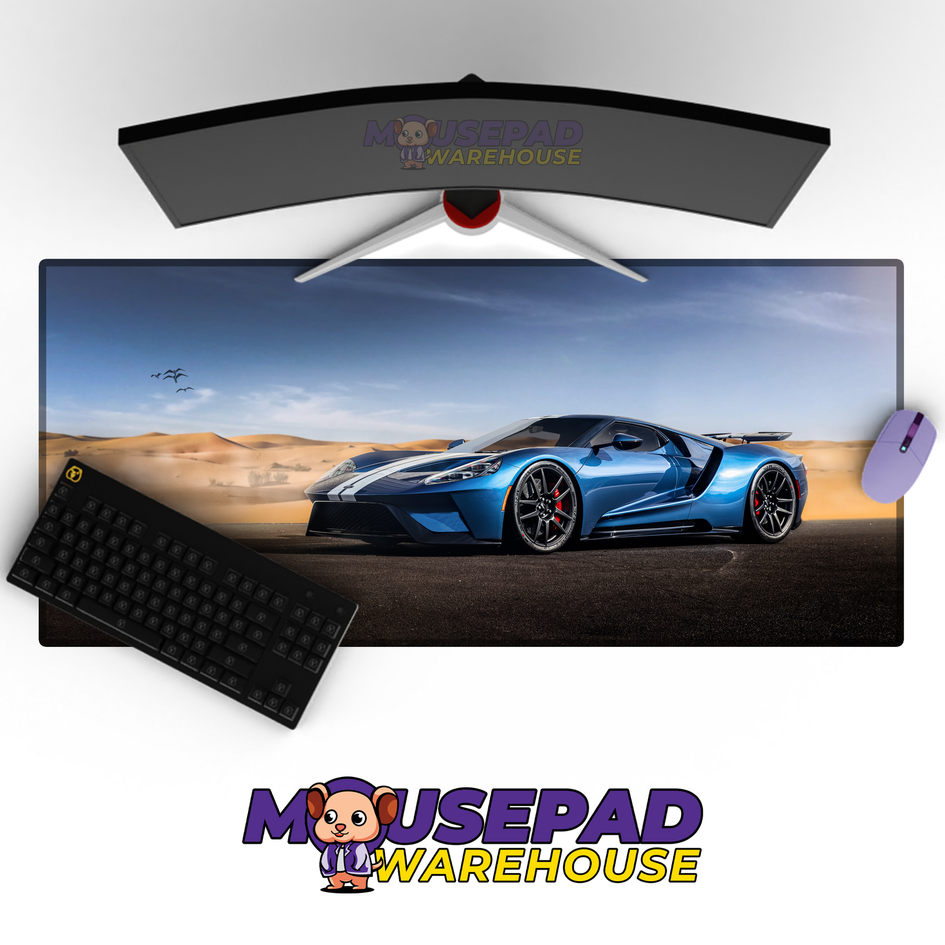 Ford GT V20 Mousepad Mockup