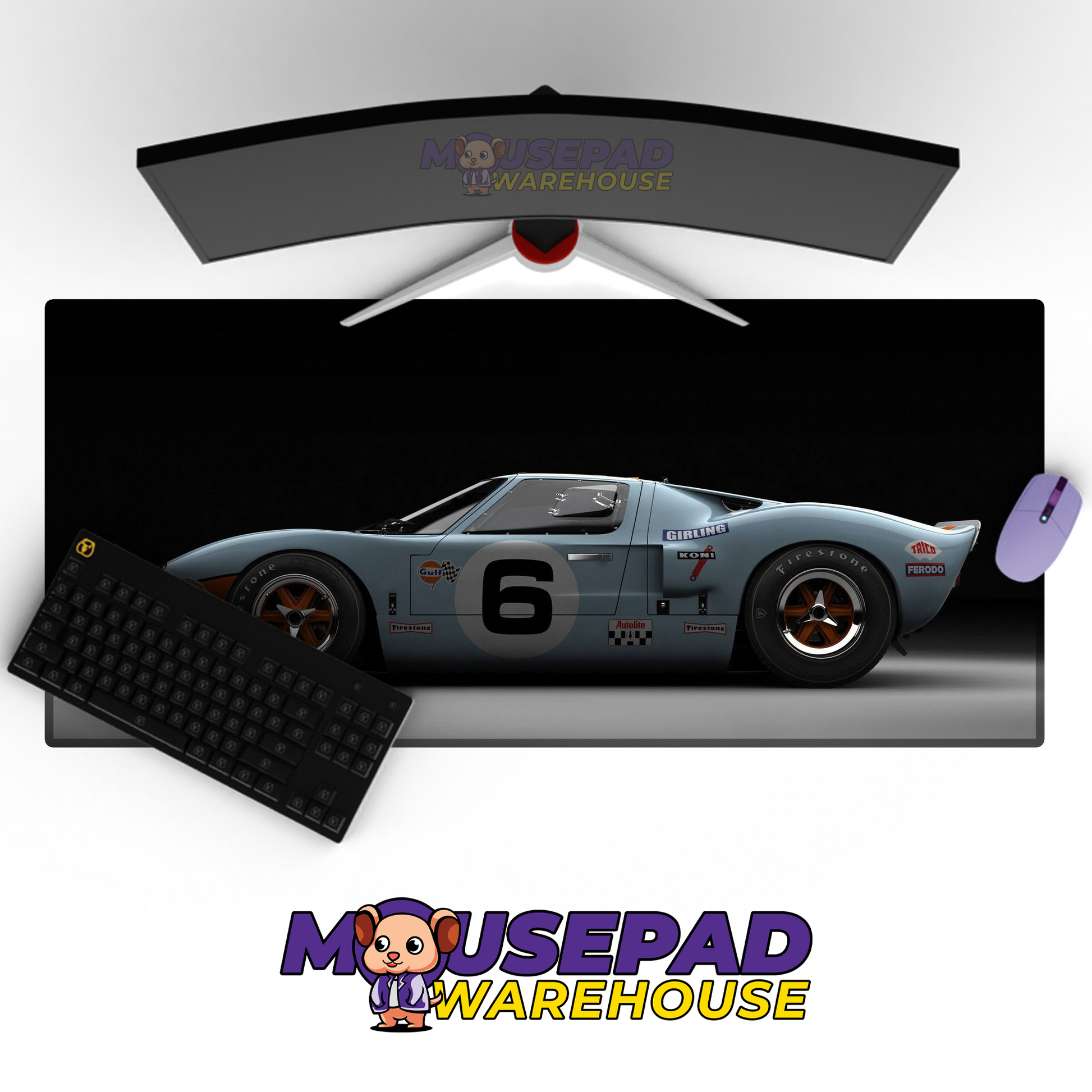 Ford GT V23 Mousepad Mockup