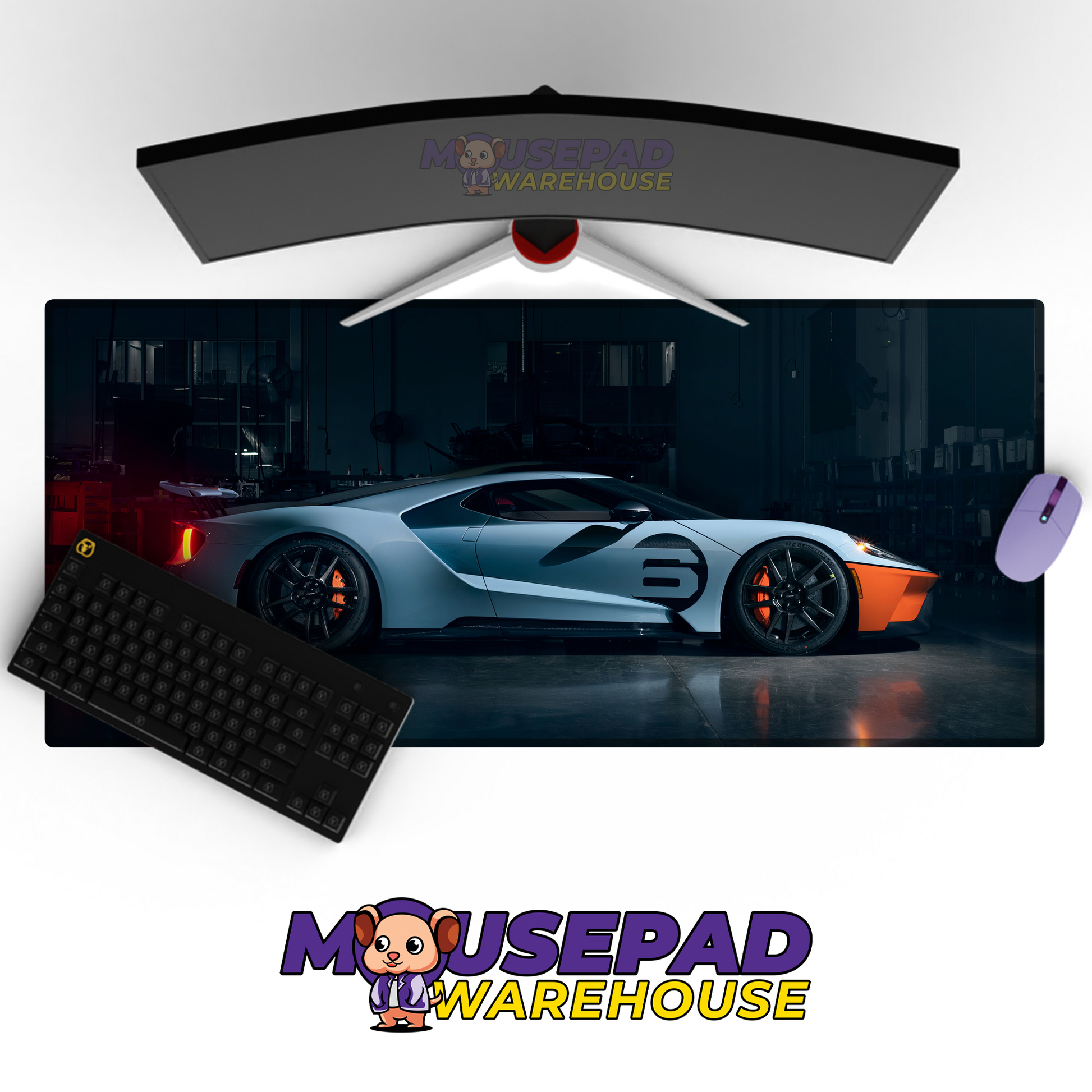 Ford GT V6 Mousepad Mockup