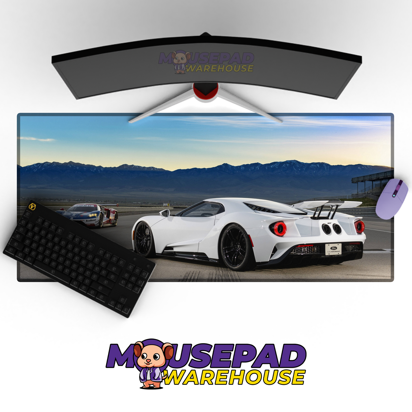 Ford GT V8 Mousepad Mockup