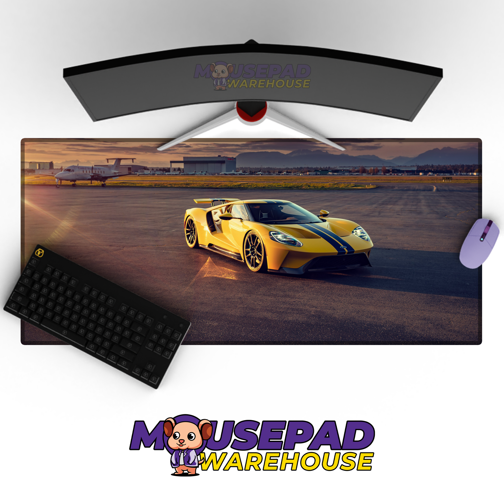 Ford GT V9 Mousepad Mockup