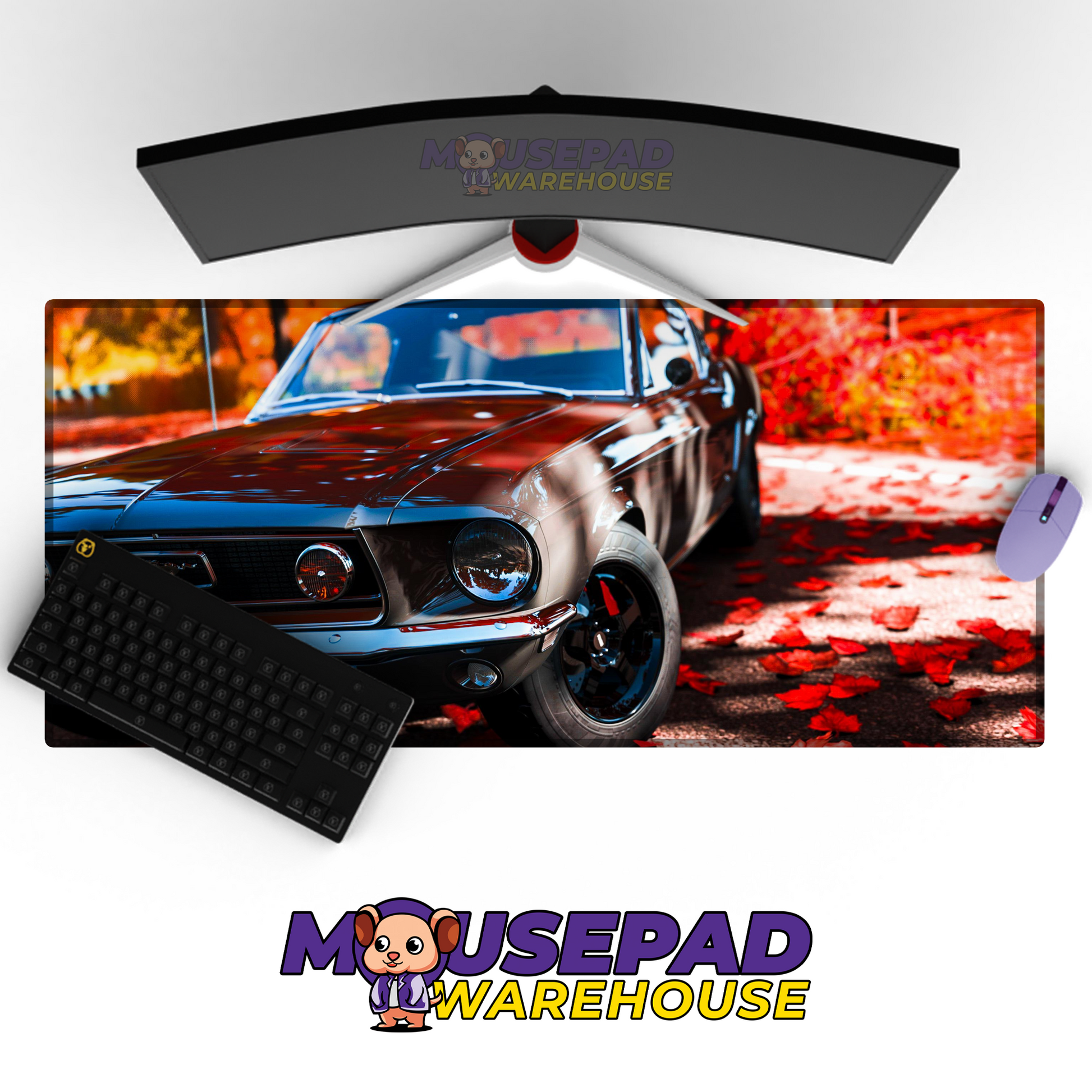 Ford Mustang GT V14 Mousepad Mockup