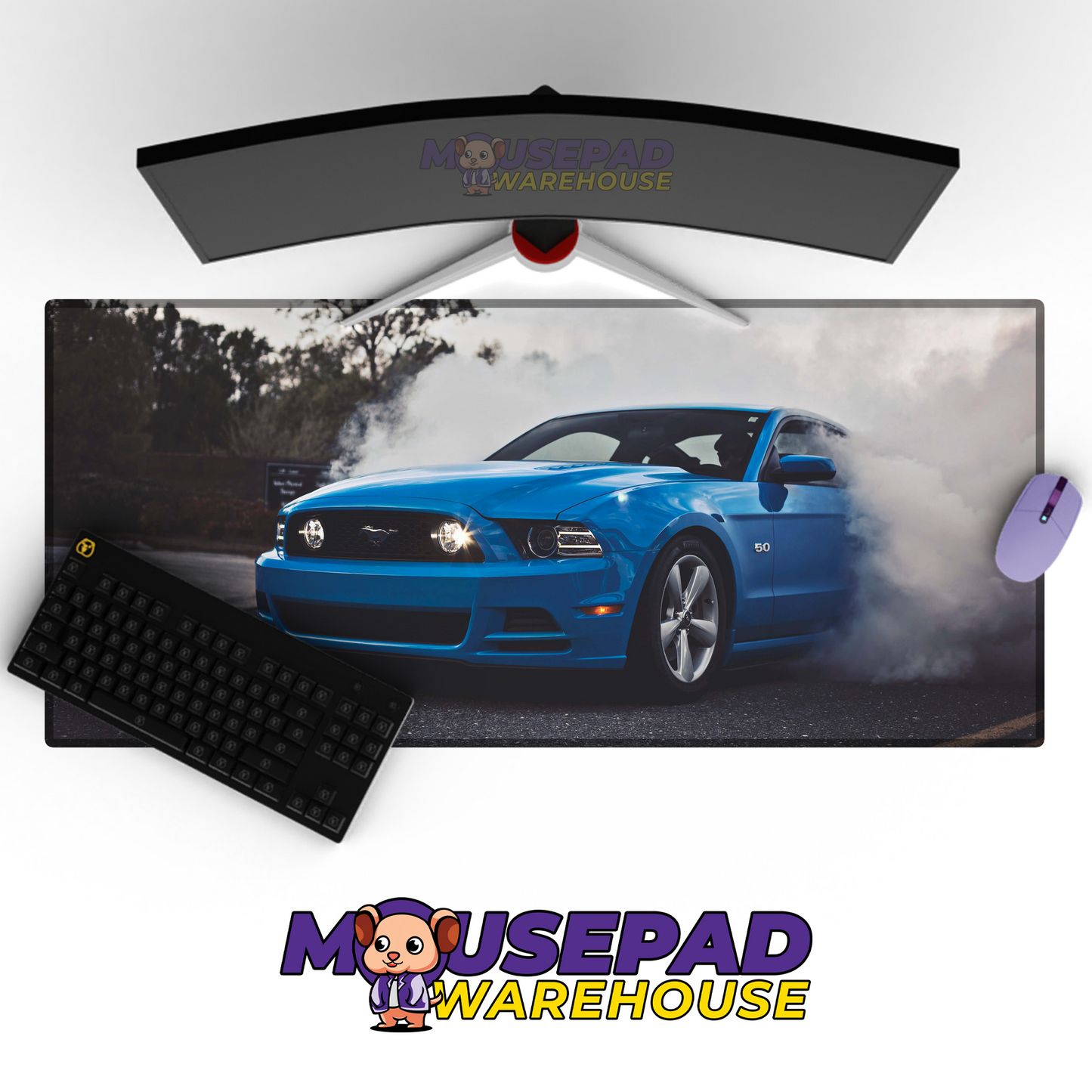 Ford Mustang GT V15 Mousepad Mockup
