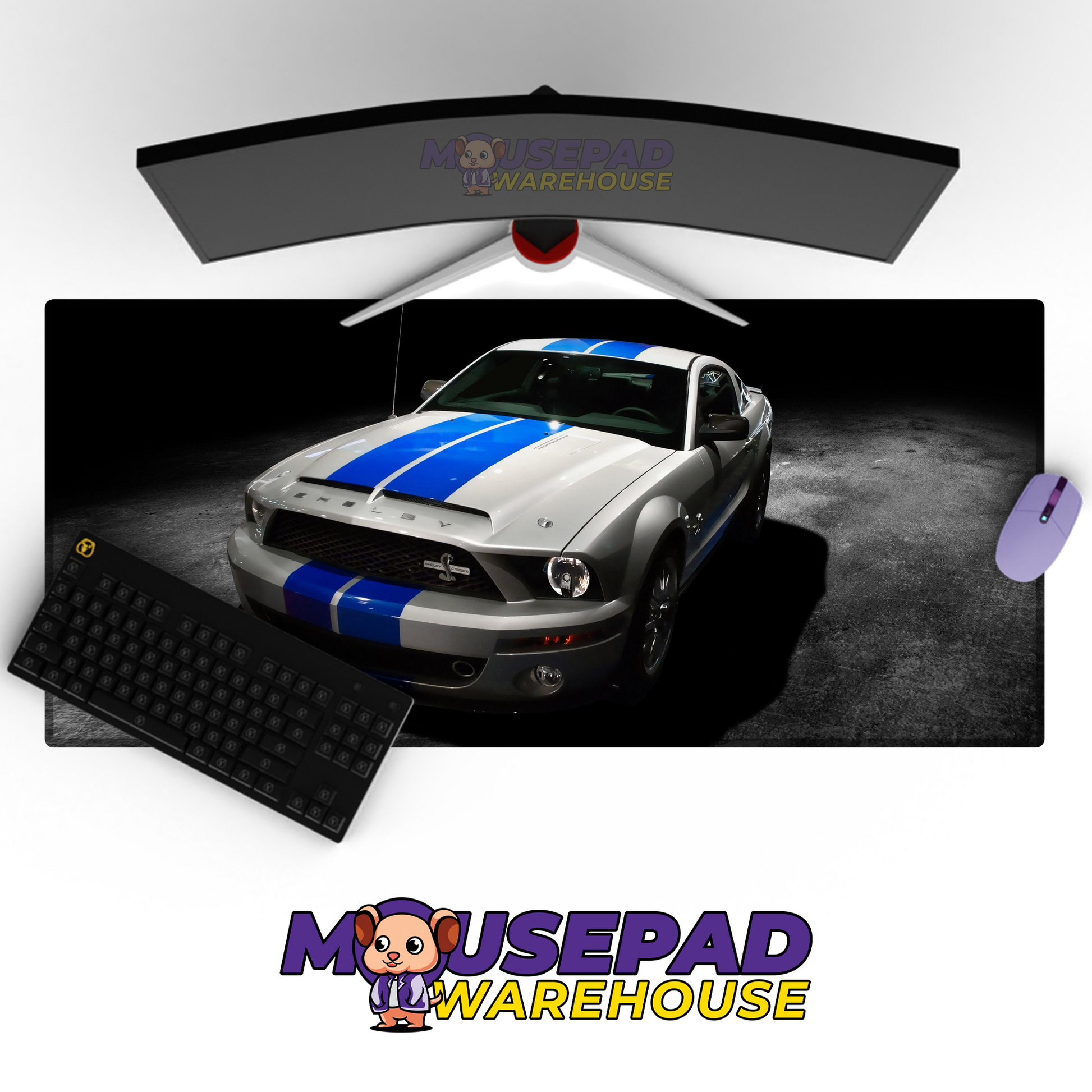 Ford Mustang GT V19 Mousepad Mockup