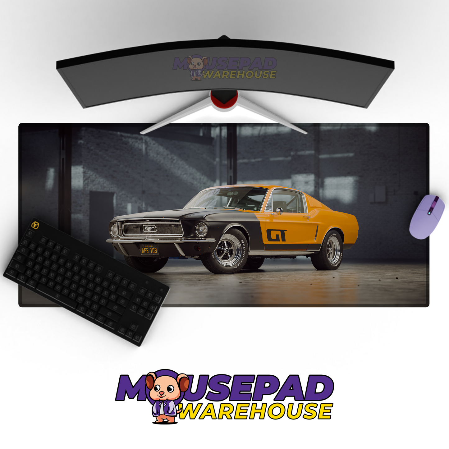 Ford Mustang GT V1 Mousepad Mockup
