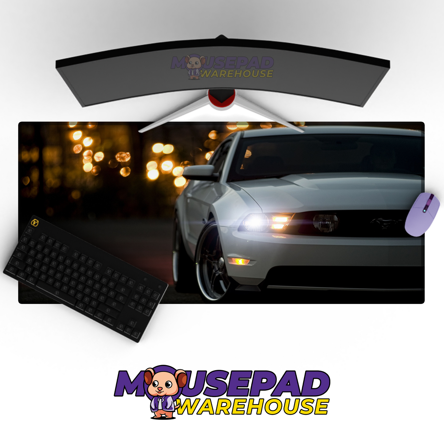Ford Mustang GT V20 Mousepad Mockup