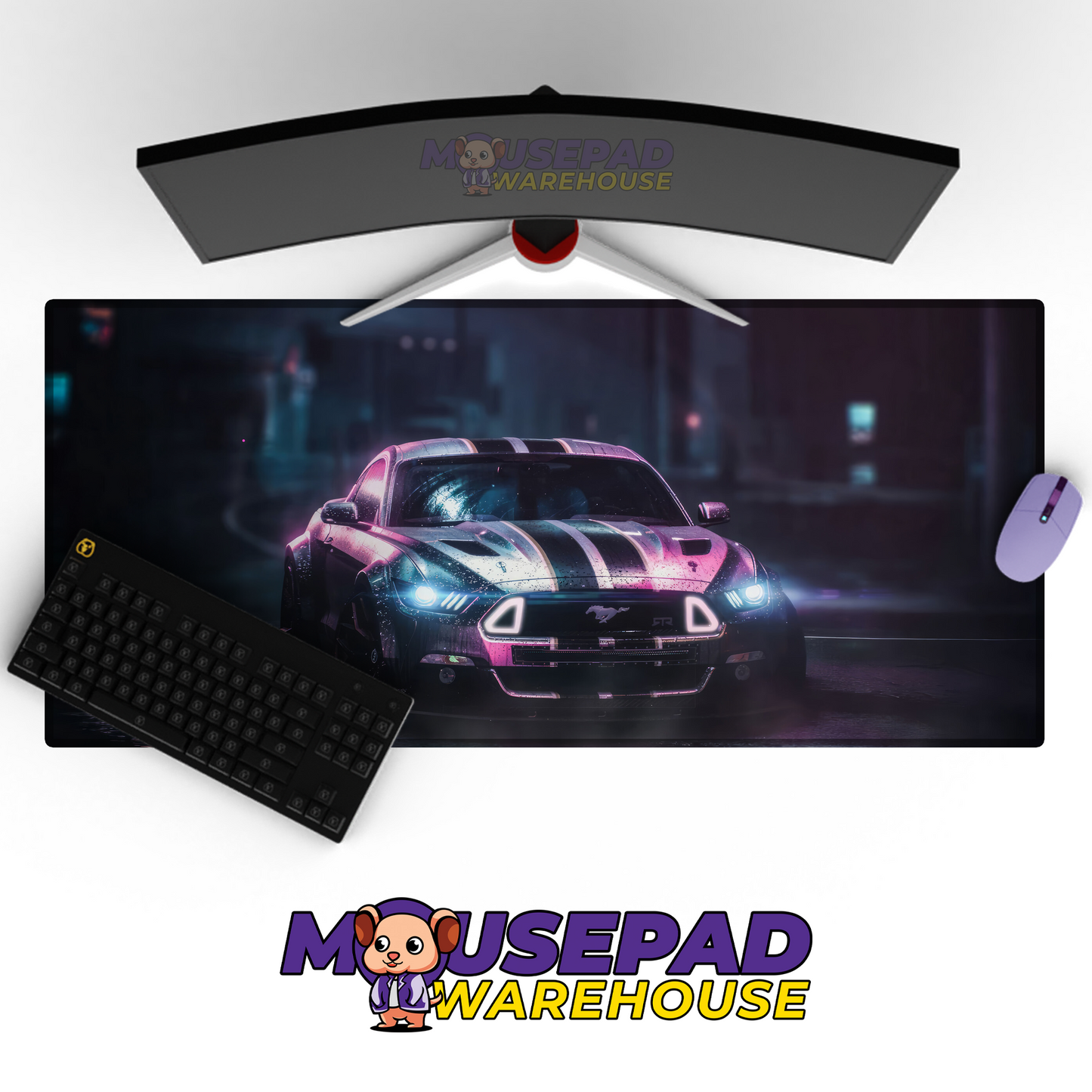 Ford Mustang GT V22 Mousepad Mockup
