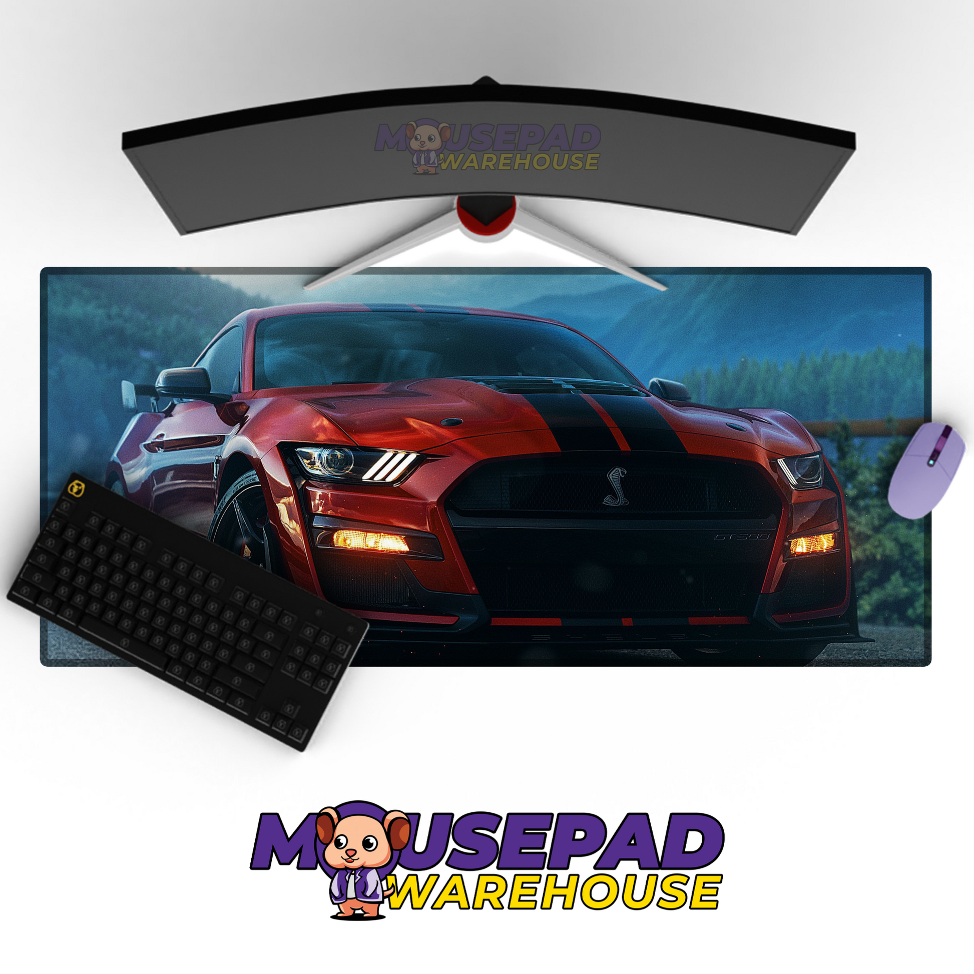 Ford Mustang GT V31 Mousepad Mockup