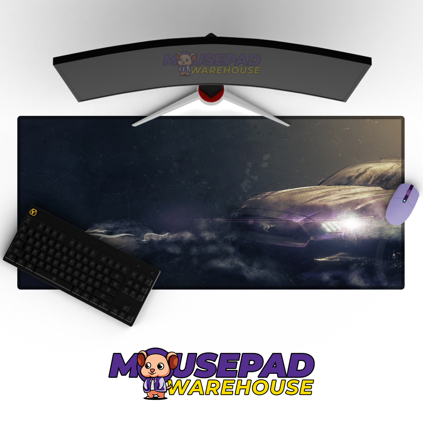 Ford Mustang GT V32 Mousepad Mockup