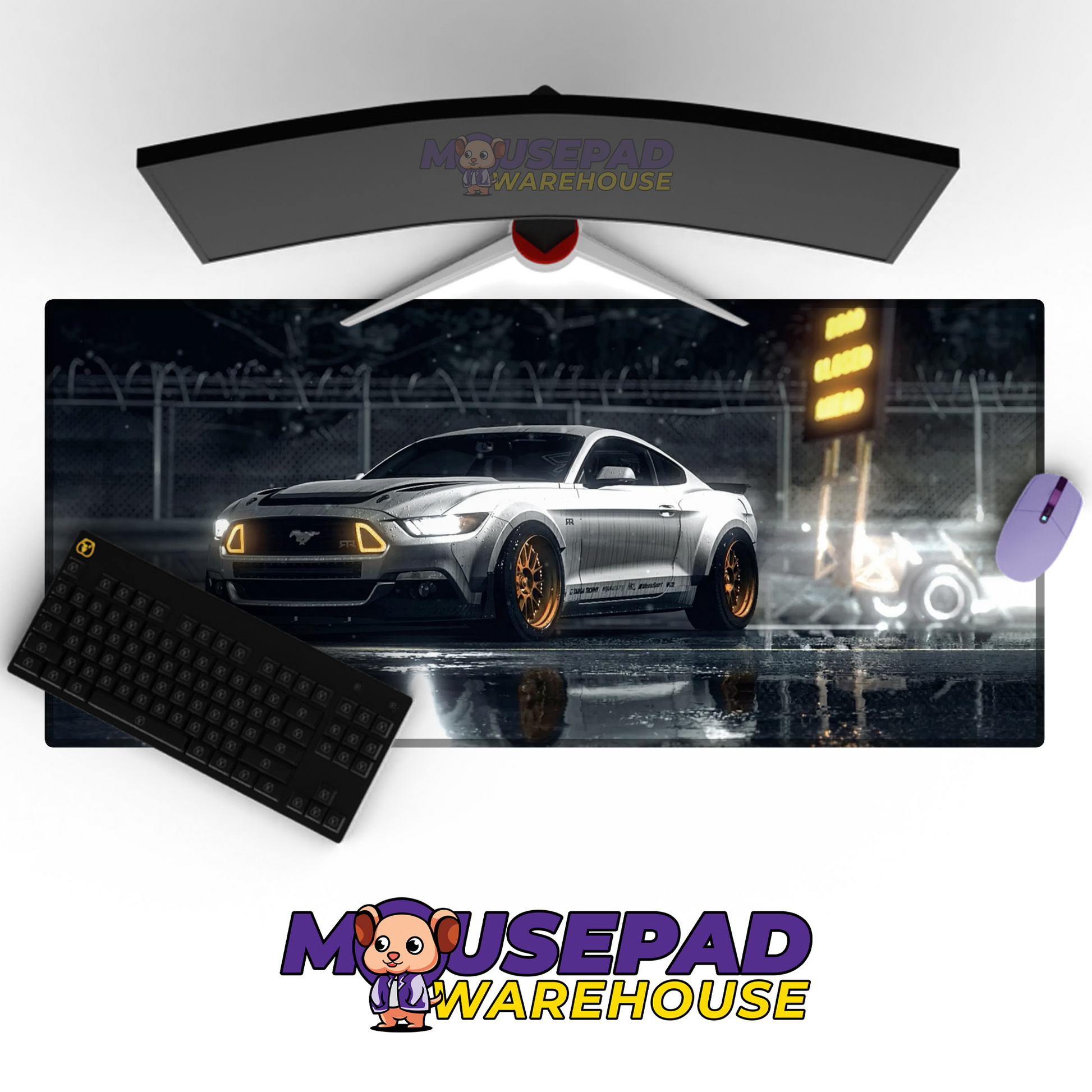 Ford Mustang GT V33 Mousepad Mockup