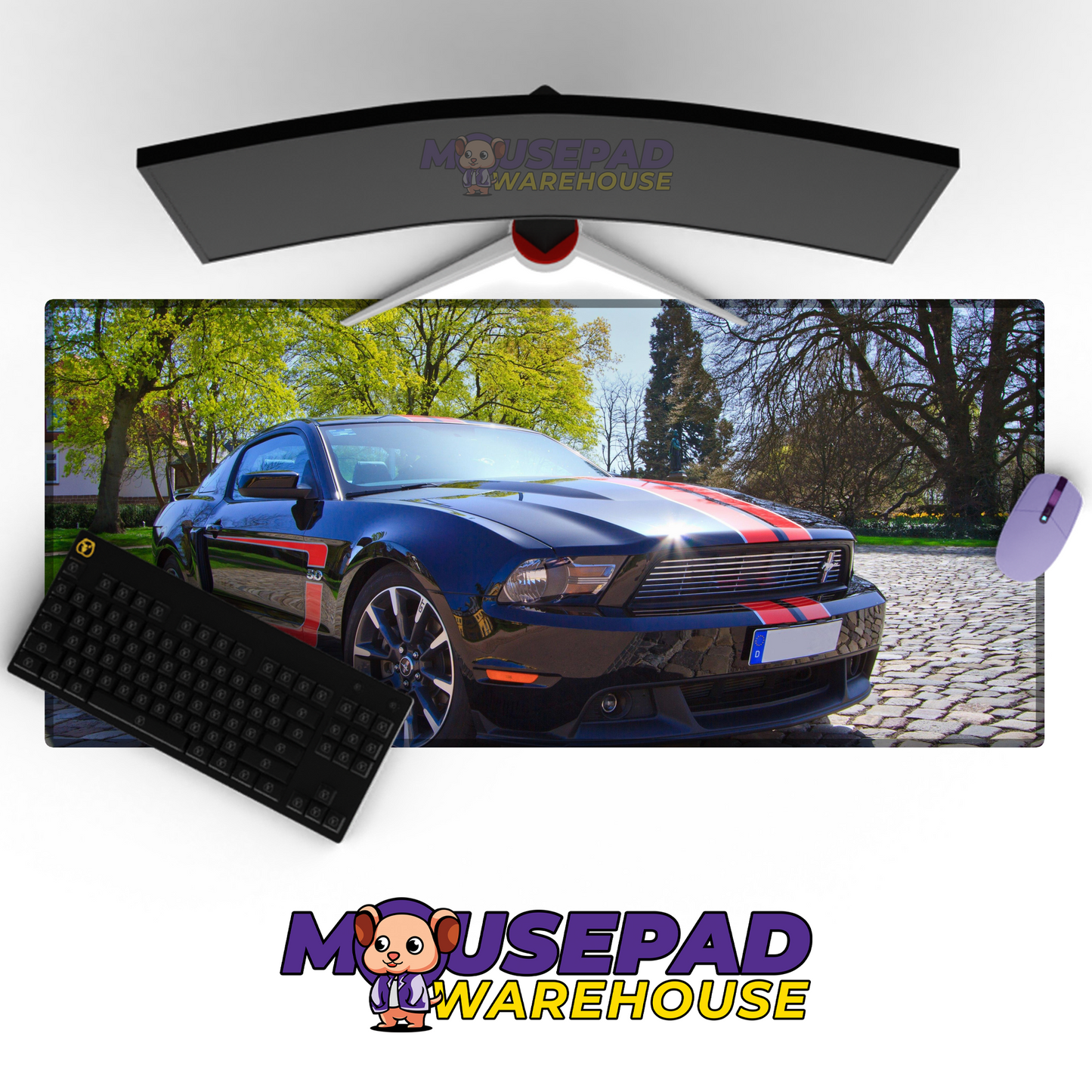 Ford Mustang GT V3 Mousepad Mockup