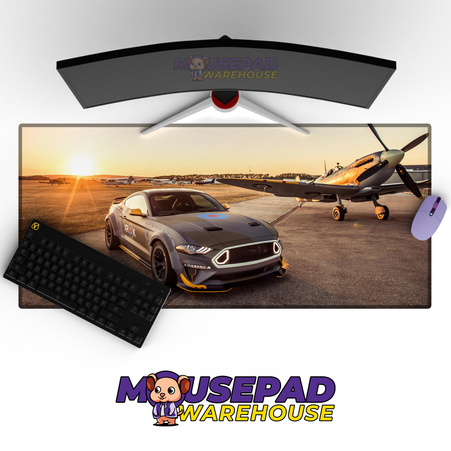 Ford Mustang GT V5 Mousepad Mockup