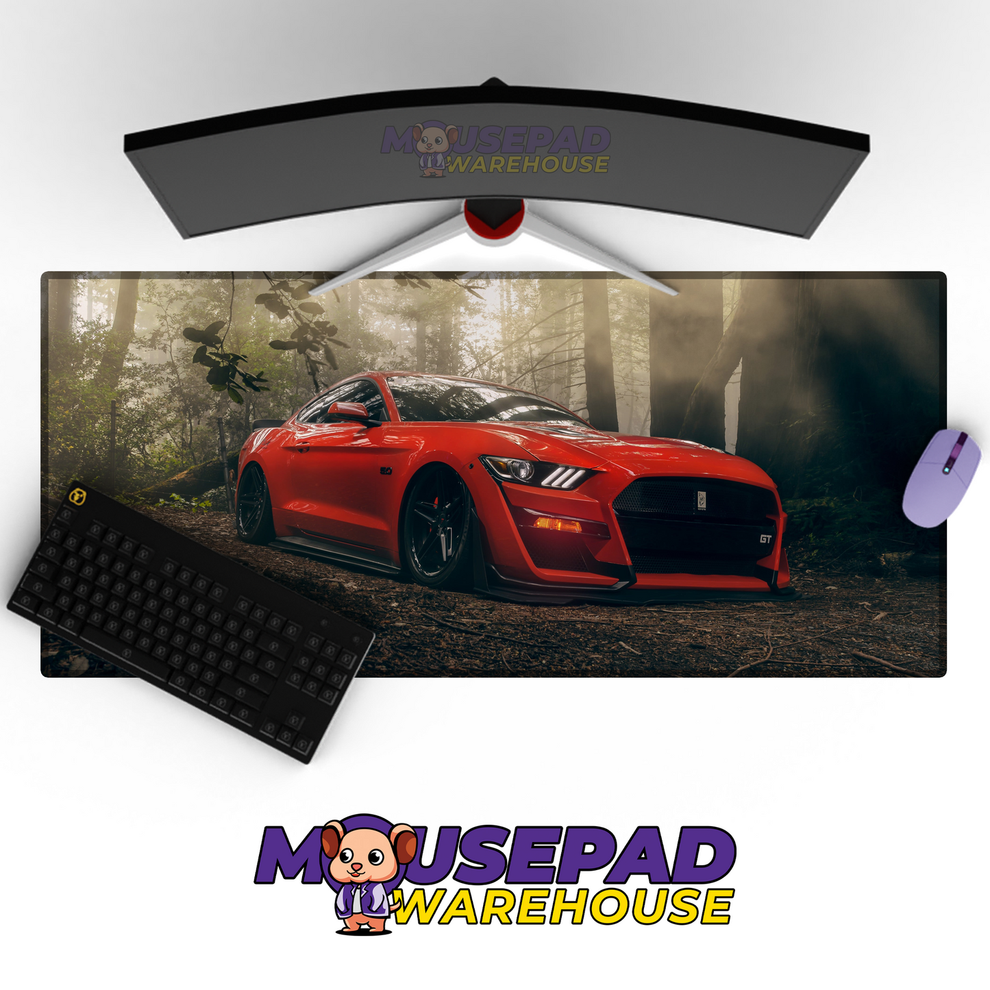 Ford Mustang GT V6 Mousepad Mockup