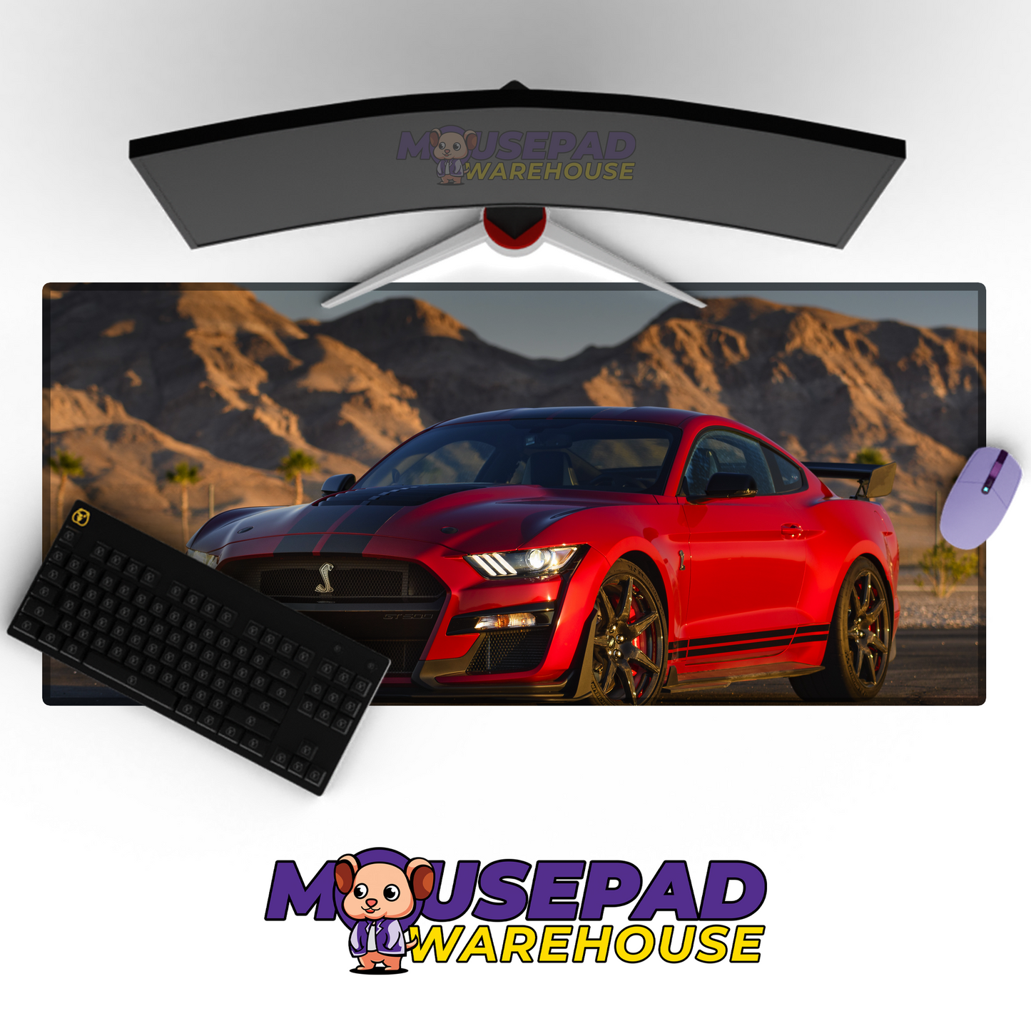 Ford Mustang GT V7 Mousepad Mockup