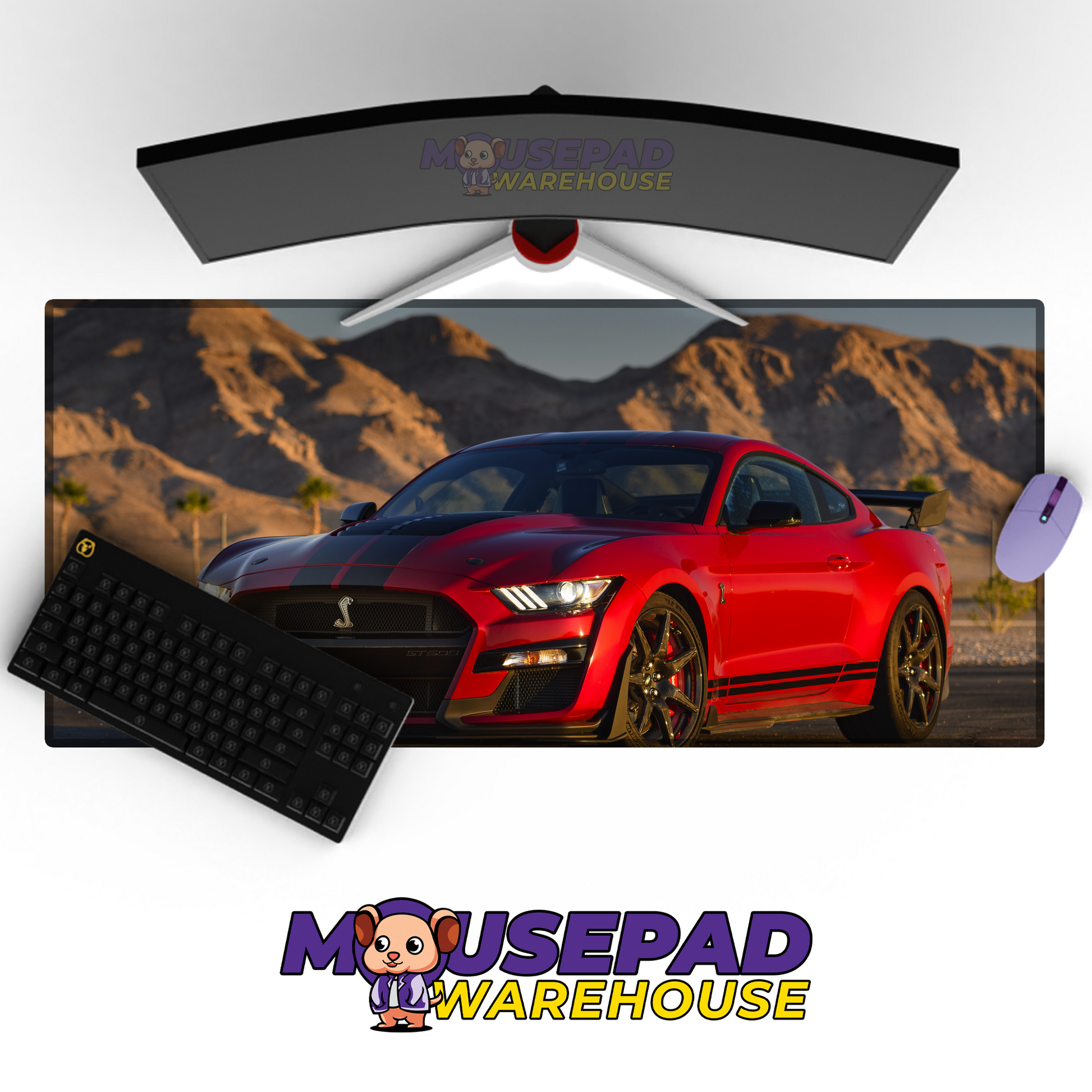 Ford Mustang GT V7 Mousepad Mockup
