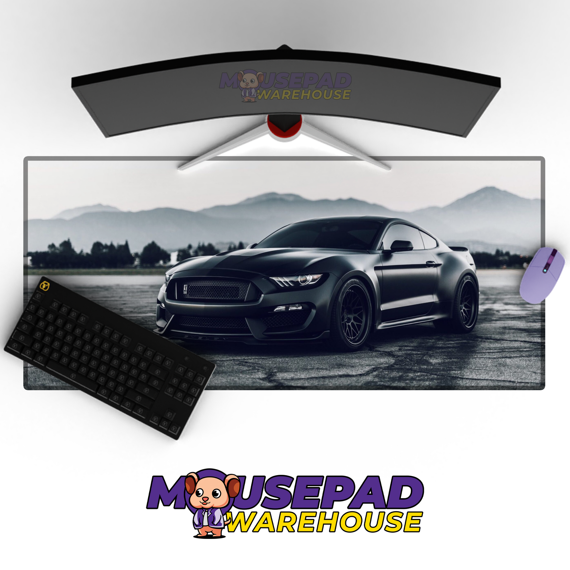 Ford Mustang GT V8 Mousepad Mockup