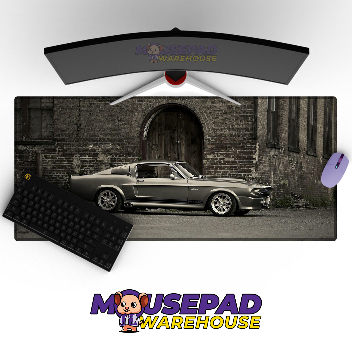Ford Mustang GT V9 Mousepad Mockup