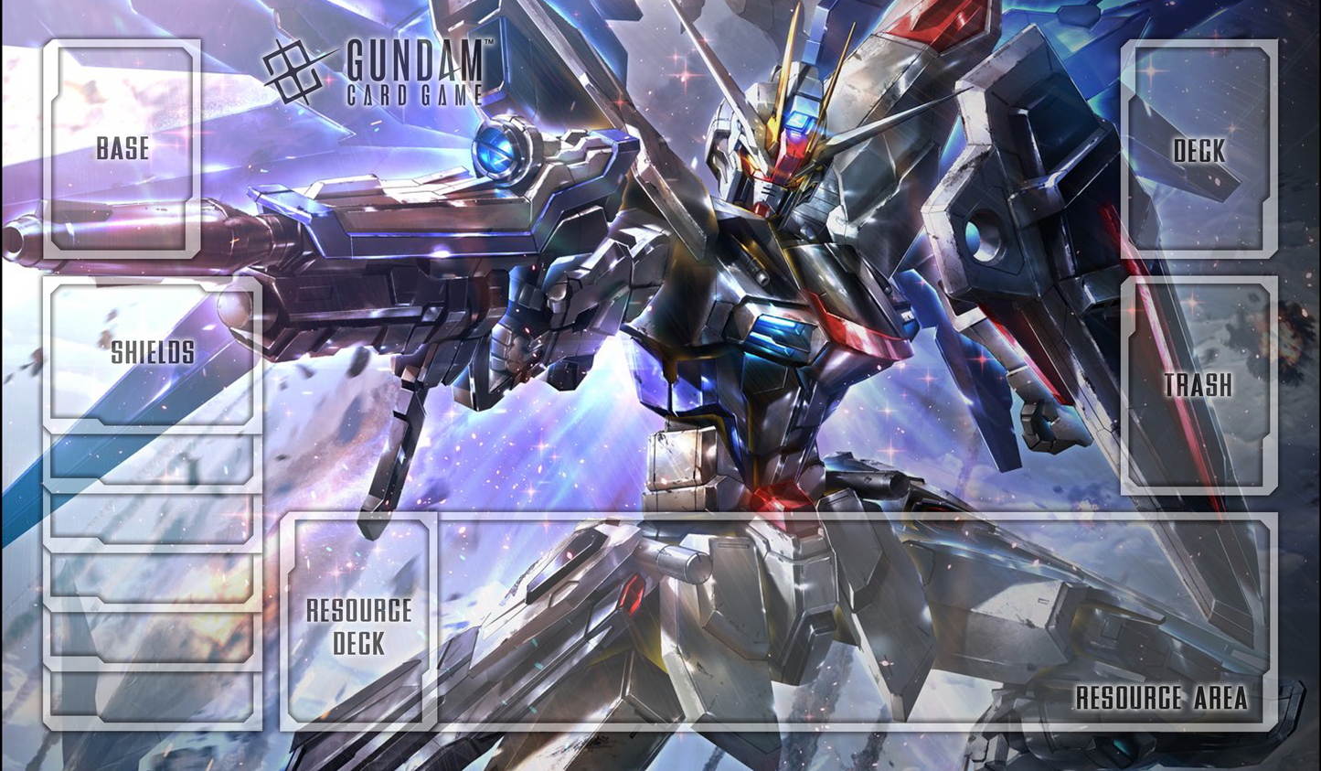 Freedom V1 Gundam TCG Playmat