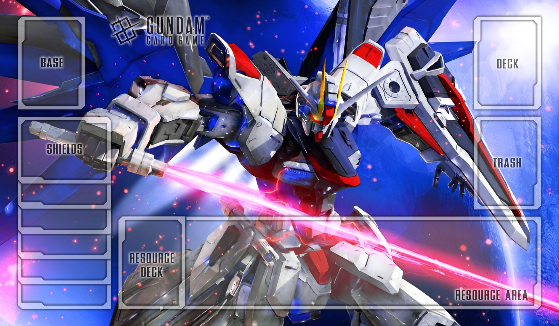 Freedom V2 Gundam TCG Playmat