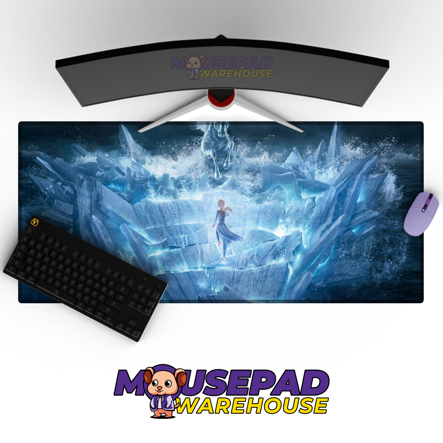 Frozen V4 Mousepad Mockup
