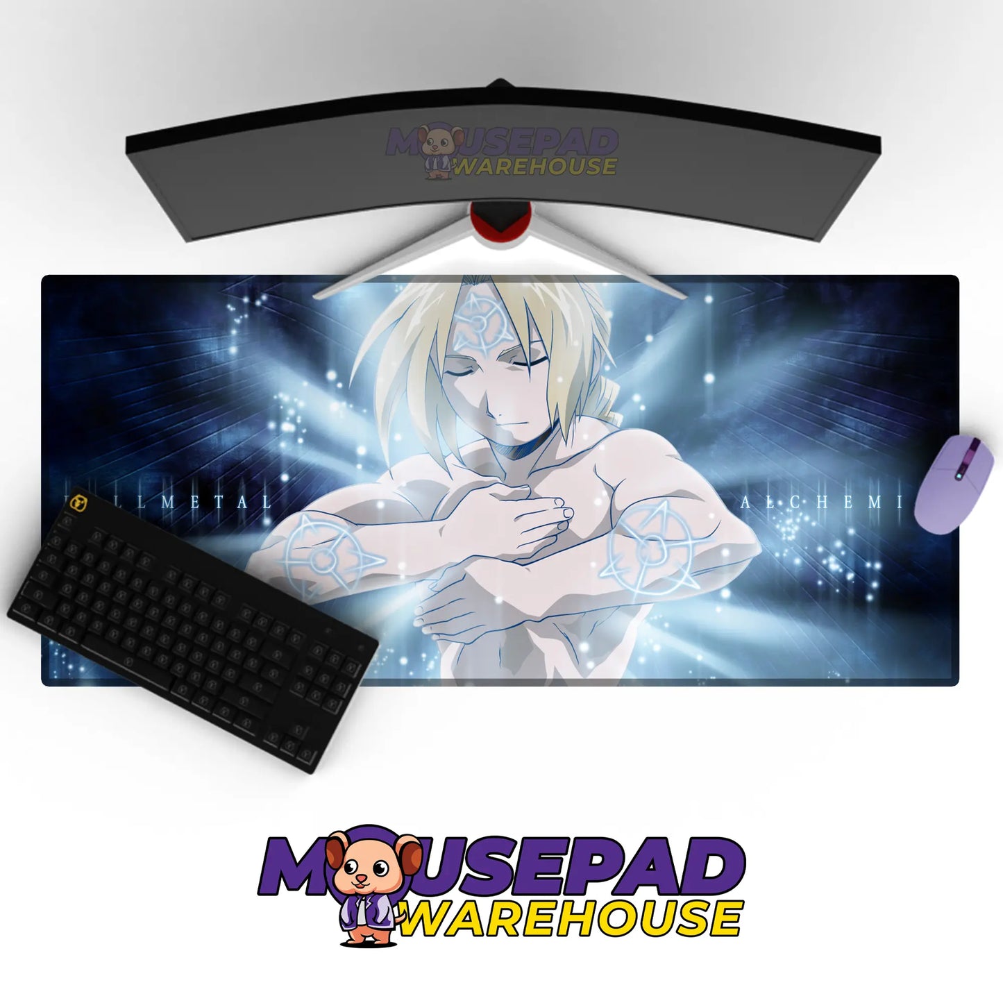 Fullmetal Alchemist Anime Mousepad 19537 MousepadWarehouse.com