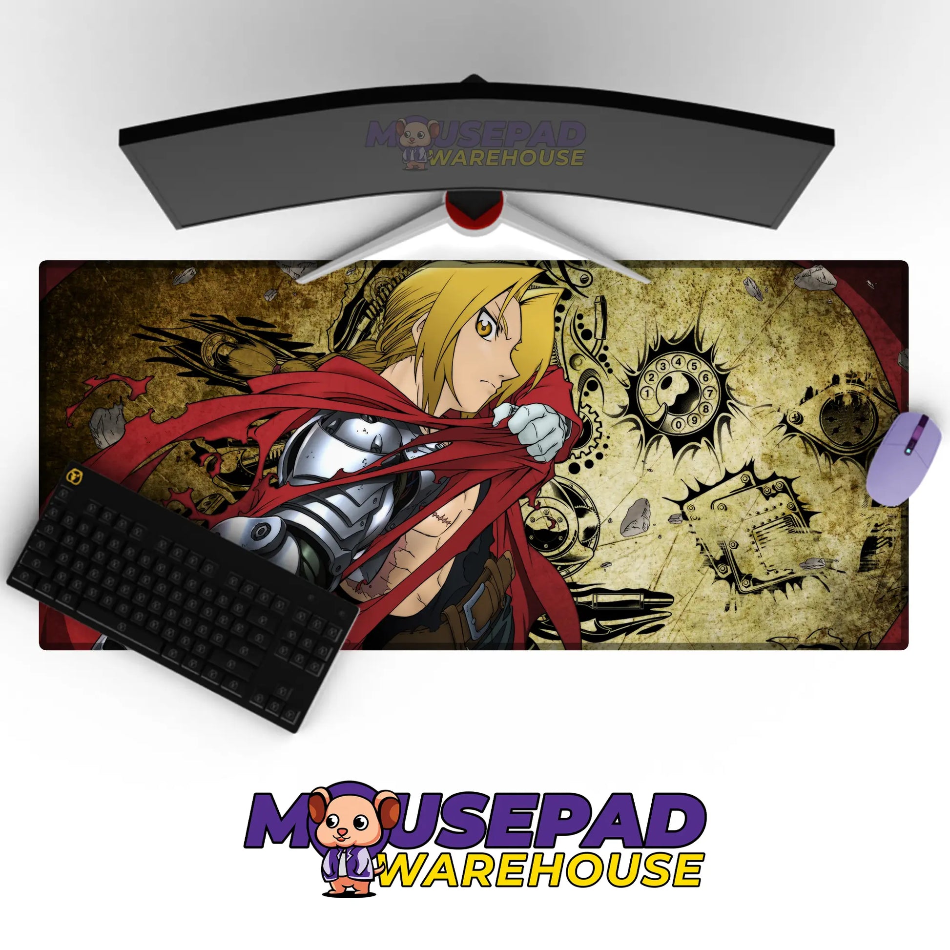 Fullmetal Alchemist Anime Mousepad 459039 MousepadWarehouse.com