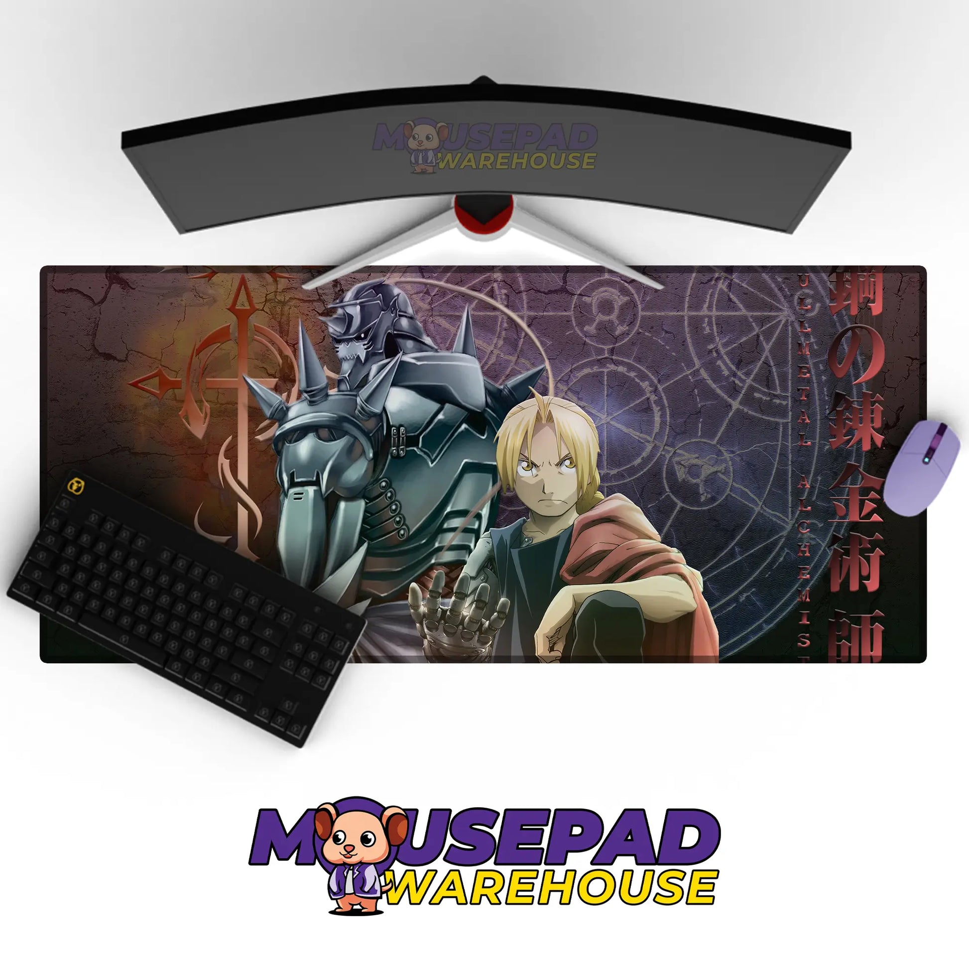 Fullmetal Alchemist Anime Mousepad 729209 MousepadWarehouse.com