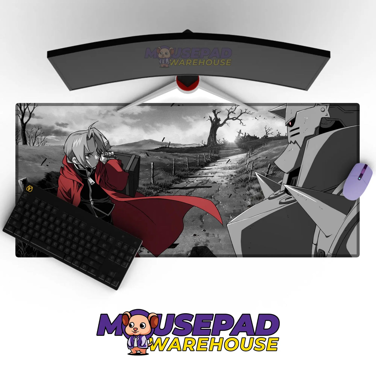 Fullmetal Alchemist Anime Mousepad 737550 MousepadWarehouse.com