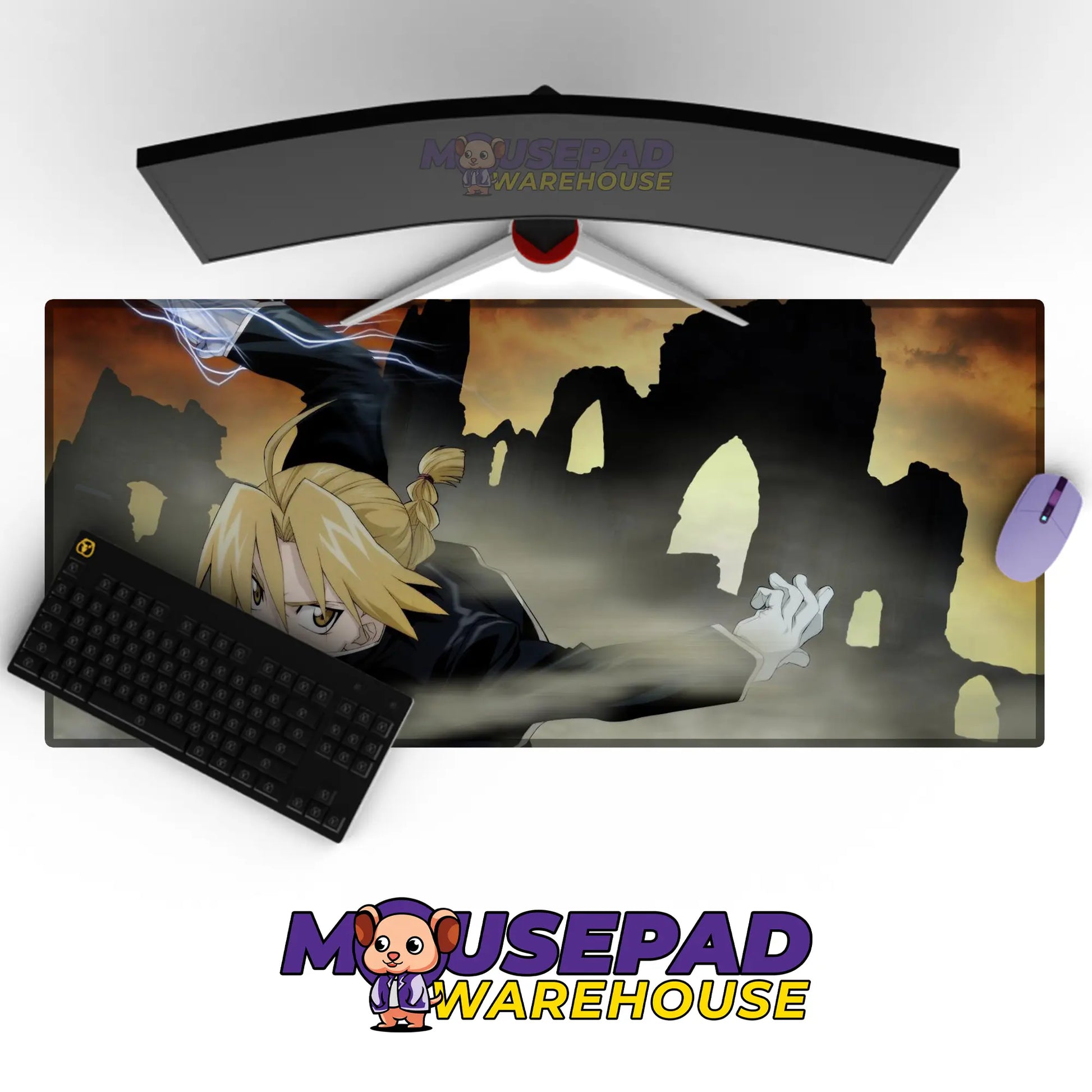 Fullmetal Alchemist Anime Mousepad 80513 MousepadWarehouse.com