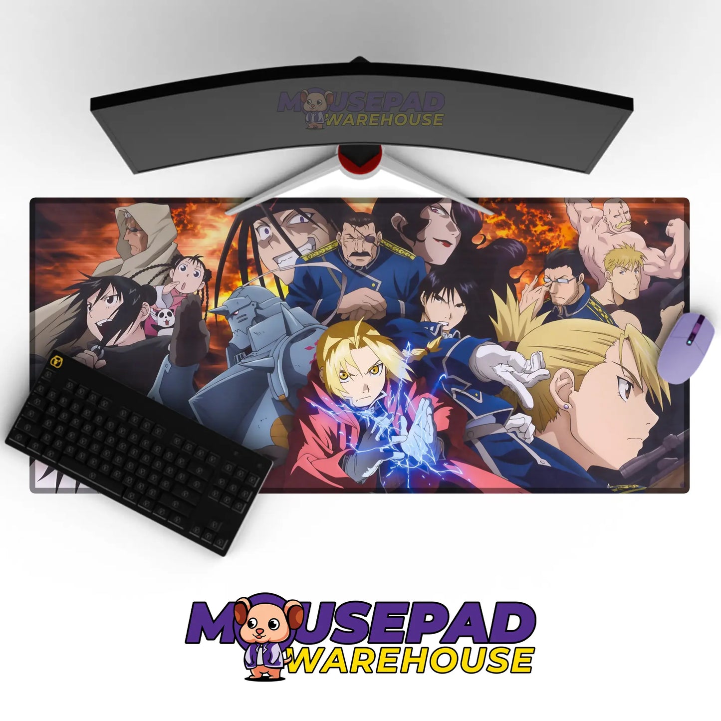 Fullmetal Alchemist Anime Mousepad 862688 MousepadWarehouse.com