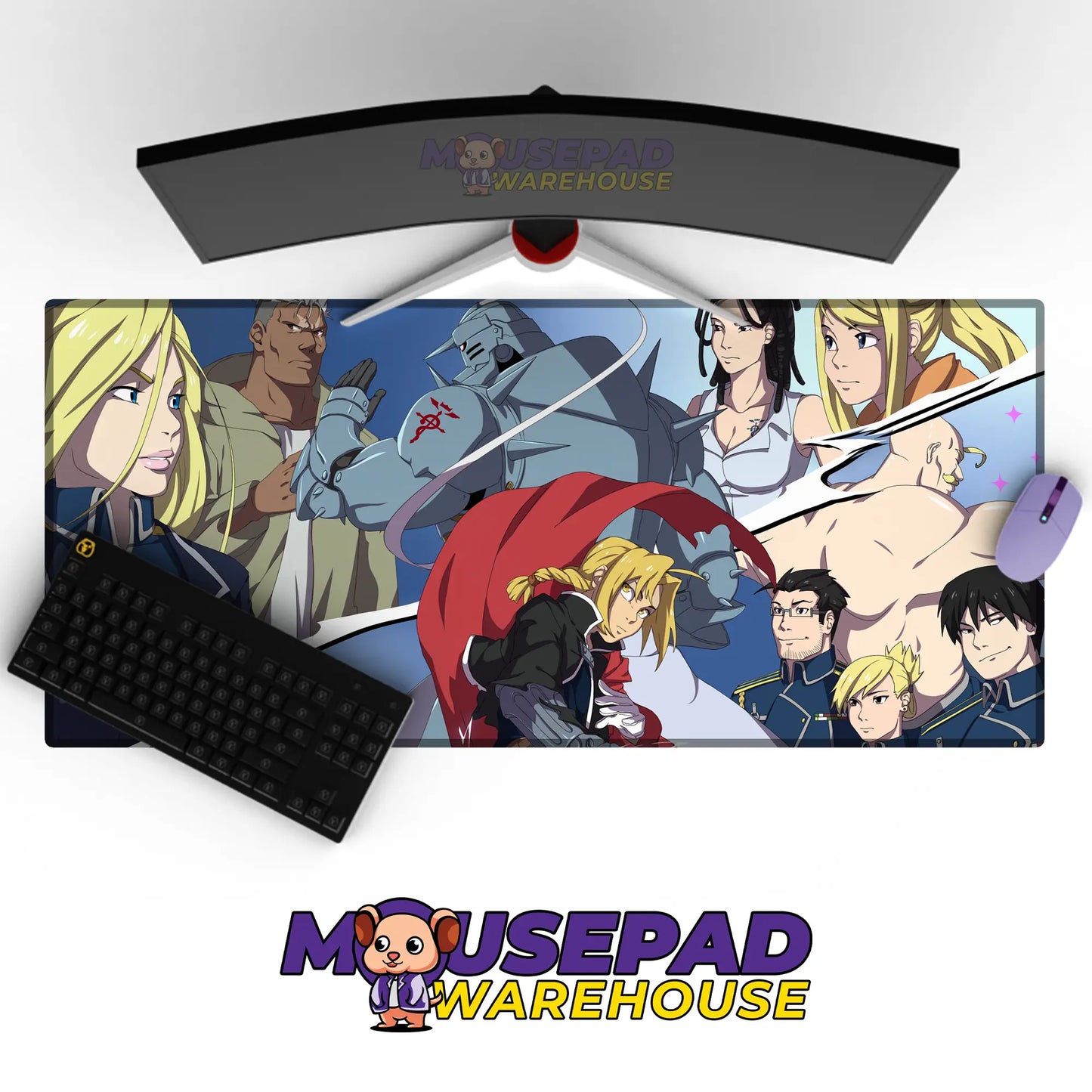 Fullmetal Alchemist Anime Mousepad 994992 MousepadWarehouse.com