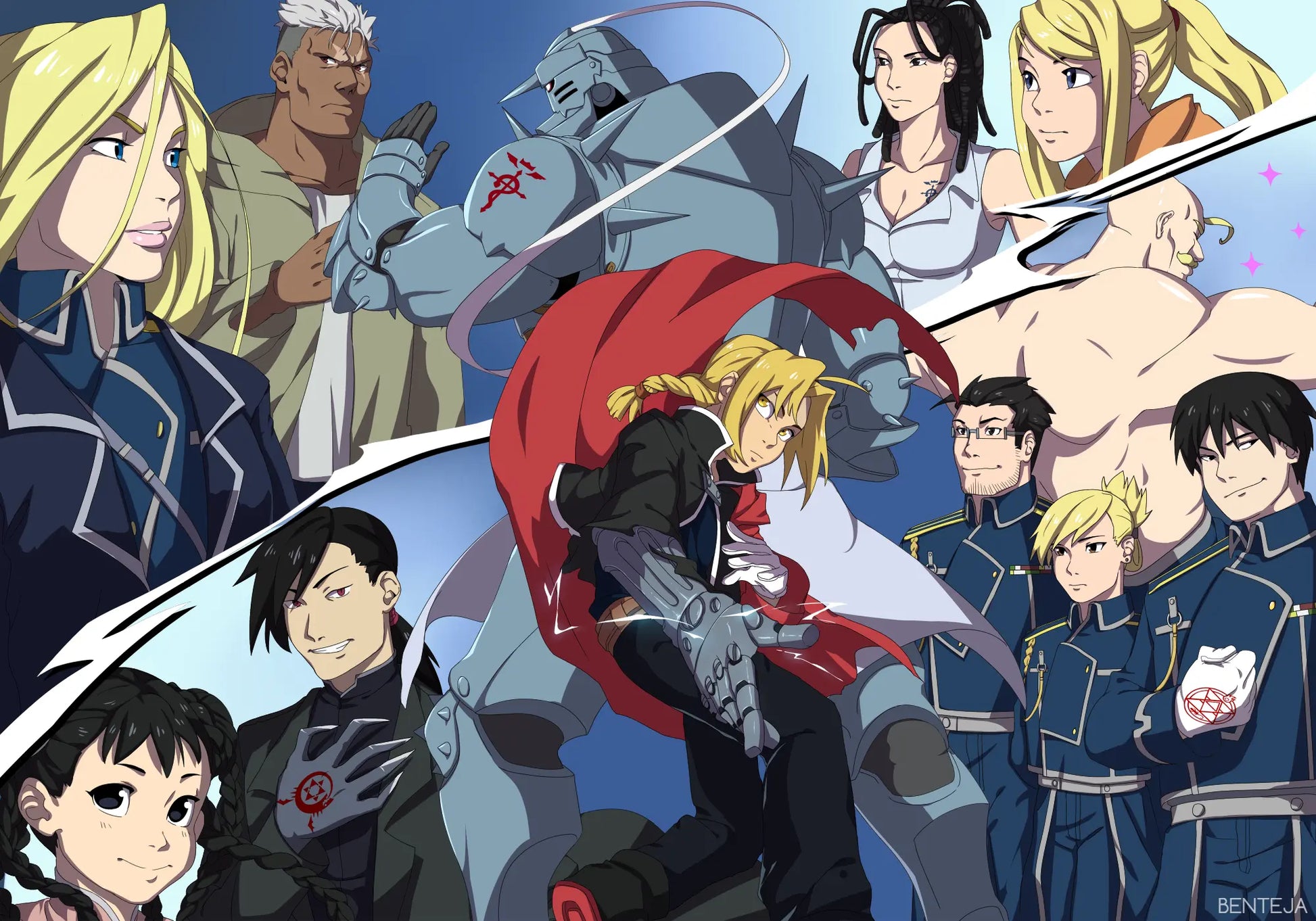 Fullmetal Alchemist Anime Mousepad 994992 MousepadWarehouse.com