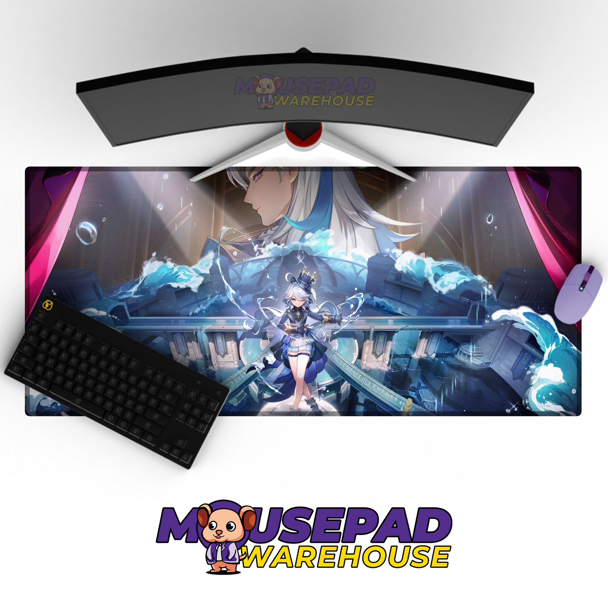 Furina Genshin Impact V1 Mousepad Mockup