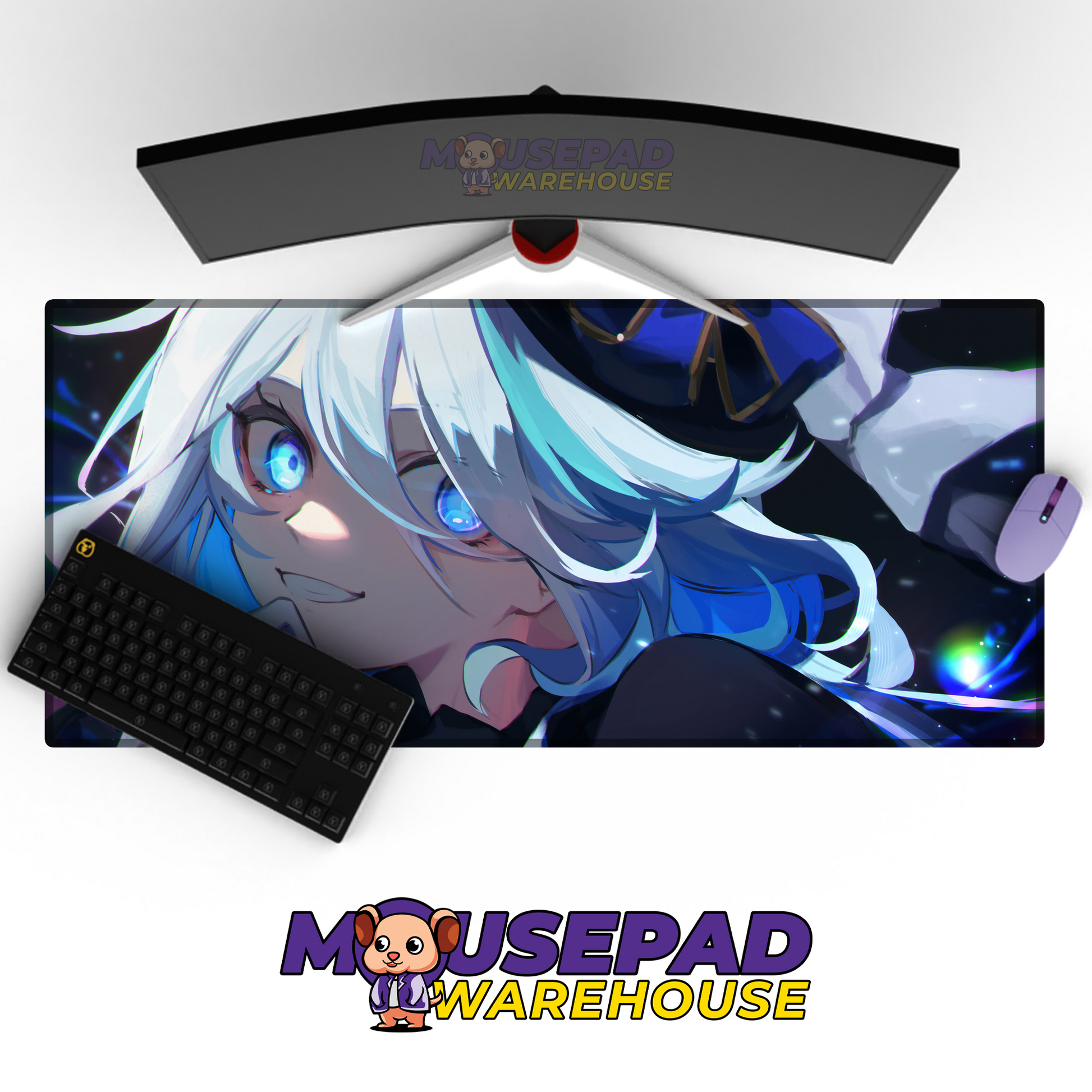 Furina Genshin Impact V30 Mousepad Mockup