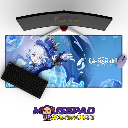 Furina Genshin Impact V4 Mousepad Mockup
