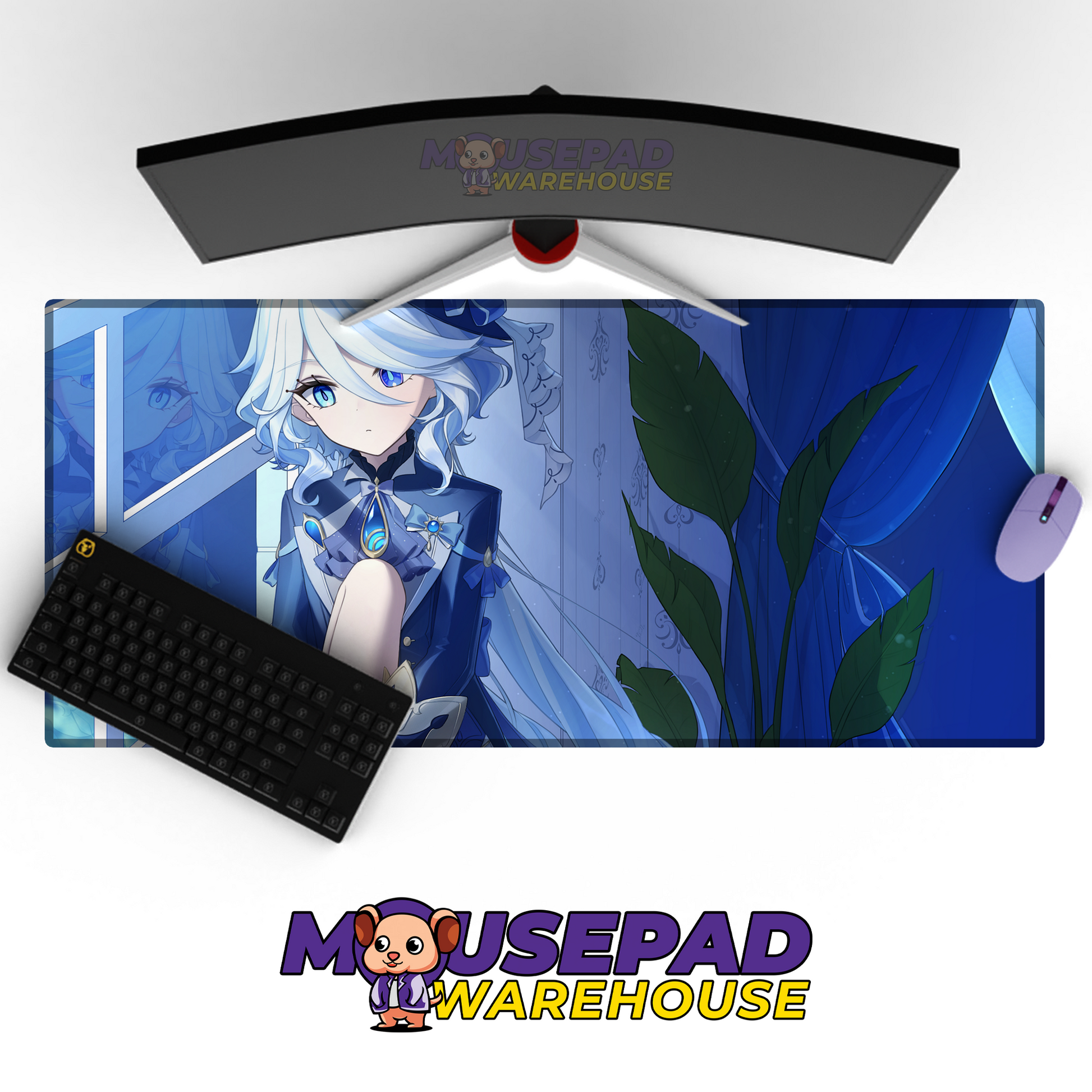 Furina Genshin Impact V8 Mousepad Mockup