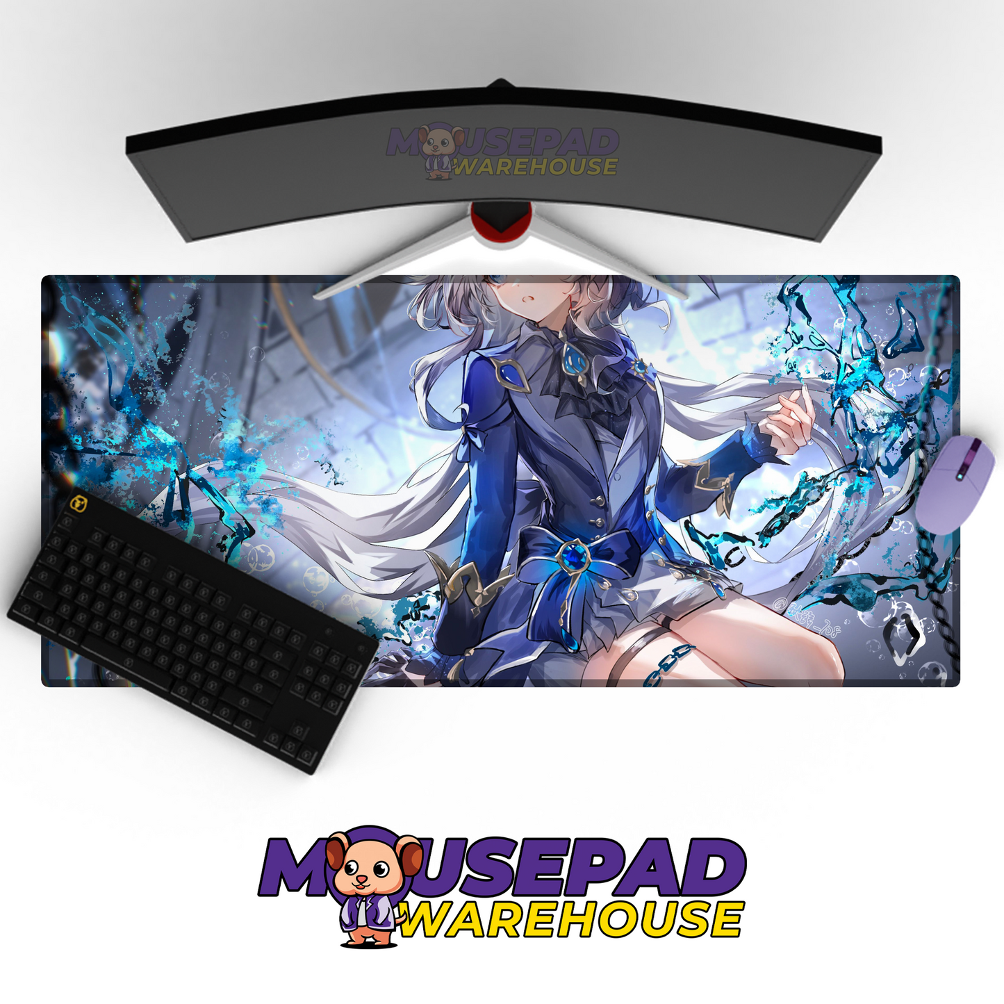 Furina Genshin Impact V9 Mousepad Mockup