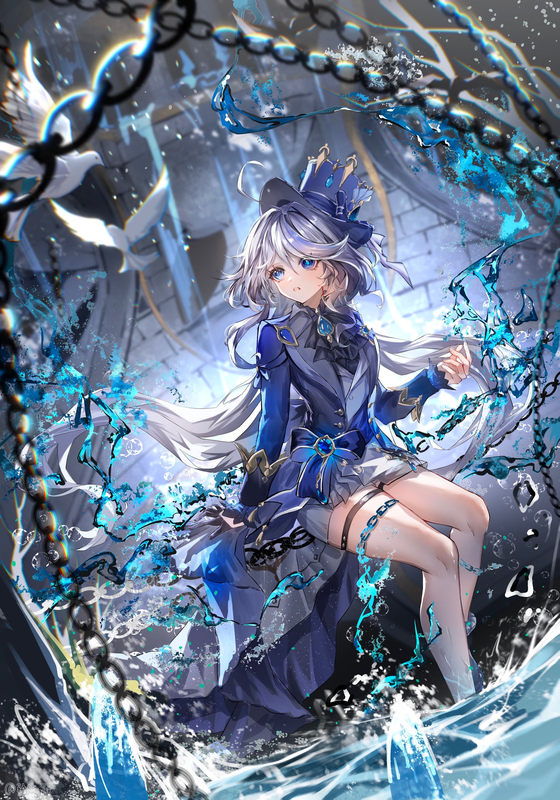 Furina Genshin Impact V9 Mousepad