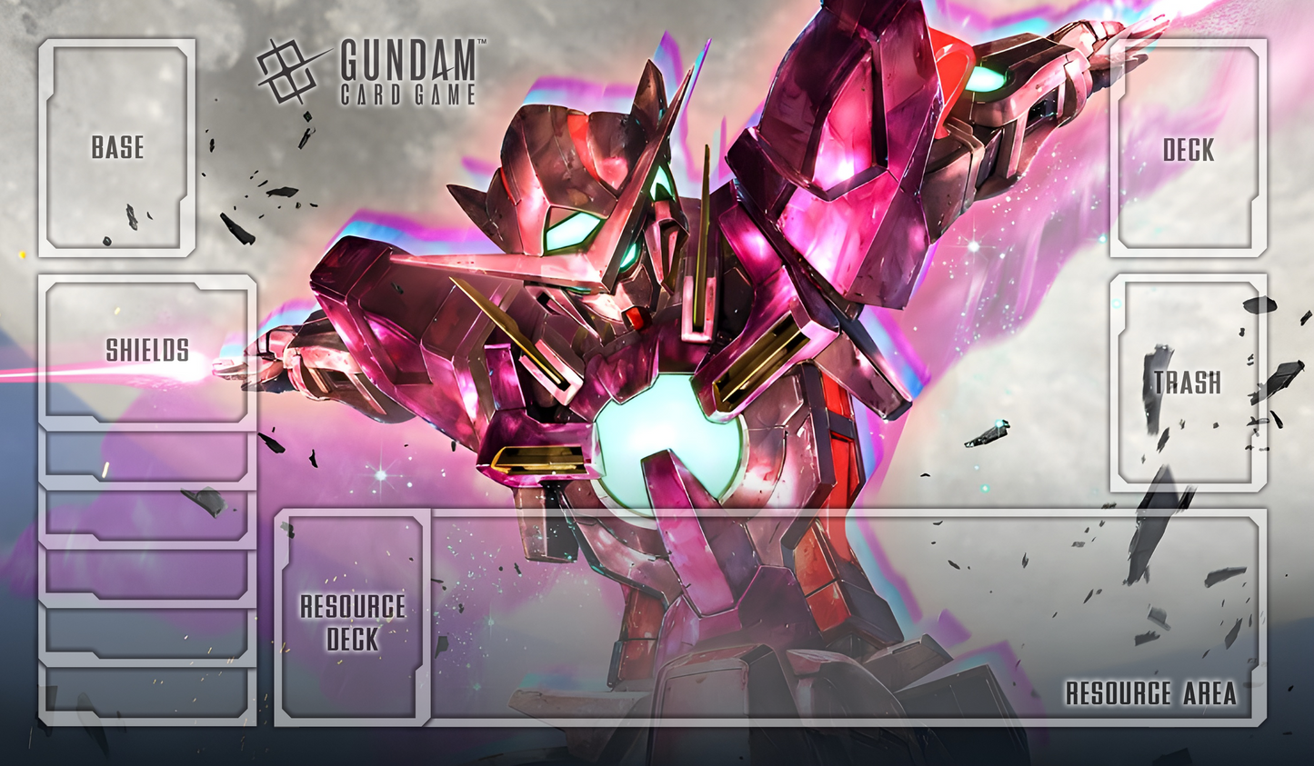 GD02 Key Art Gundam TCG Playmat
