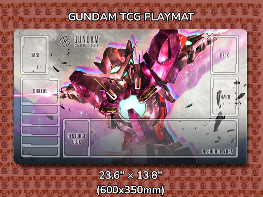 GD02 Key Art Gundam TCG Playmat Mockup