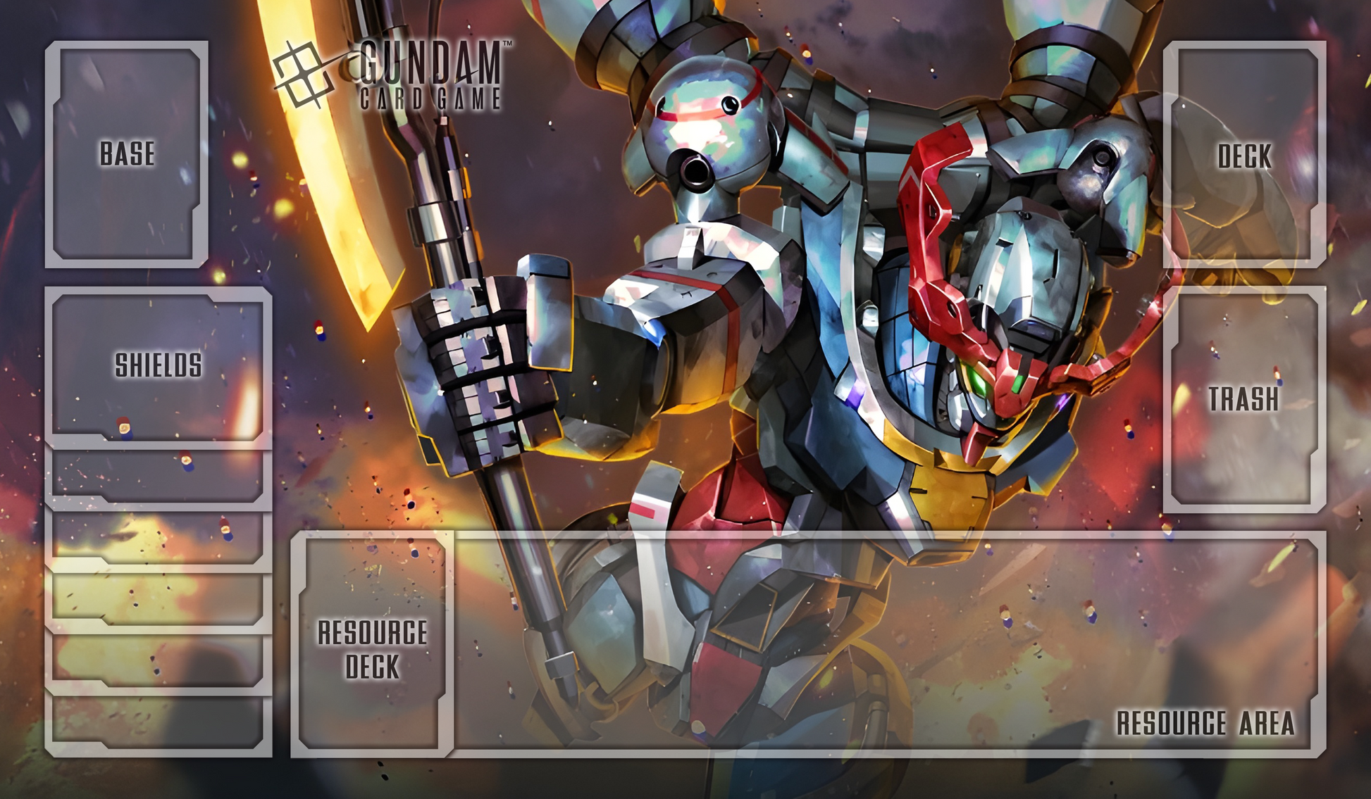 GQUX V2 Gundam TCG Playmat