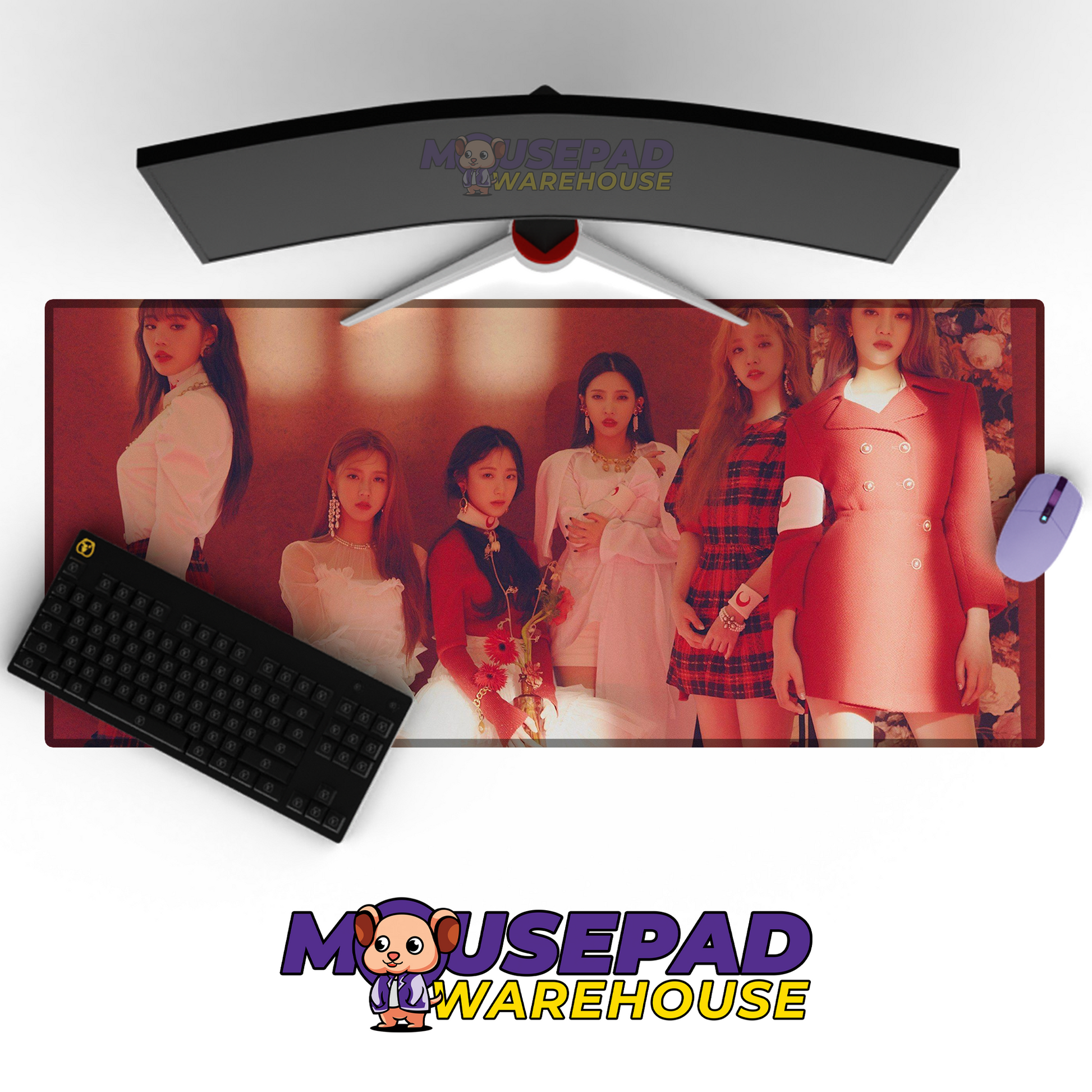 G I-DLE V10 Mousepad Mockup